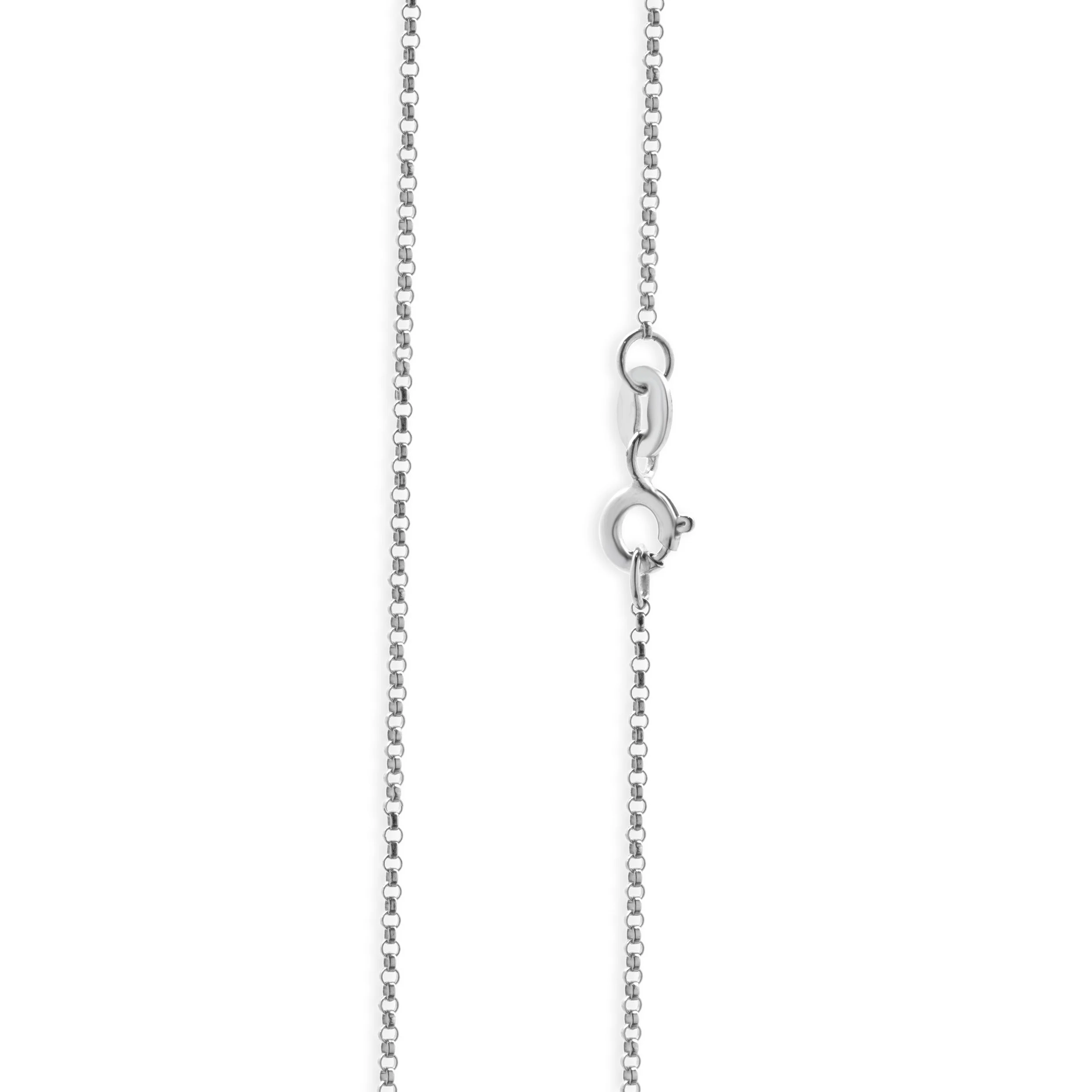 14 Karat White Gold Diamond Halo Necklace - Image 3