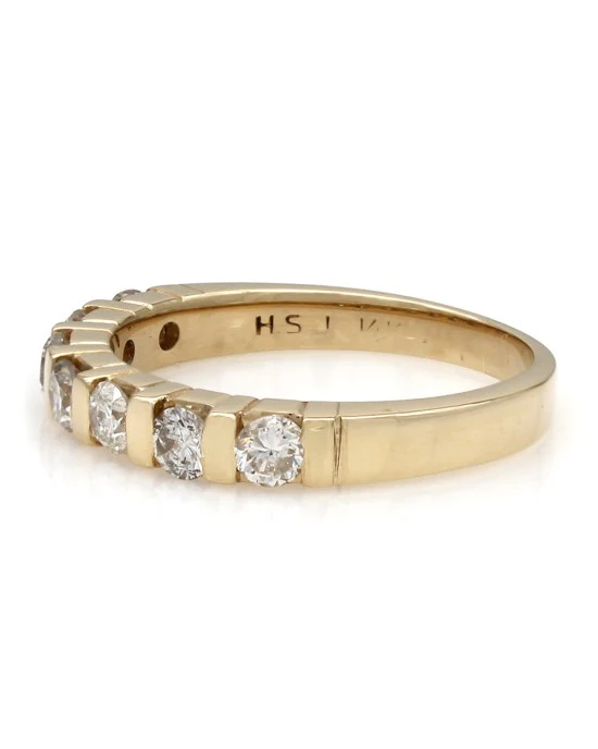 14KY Bar Set Diamond Ring - Image 3
