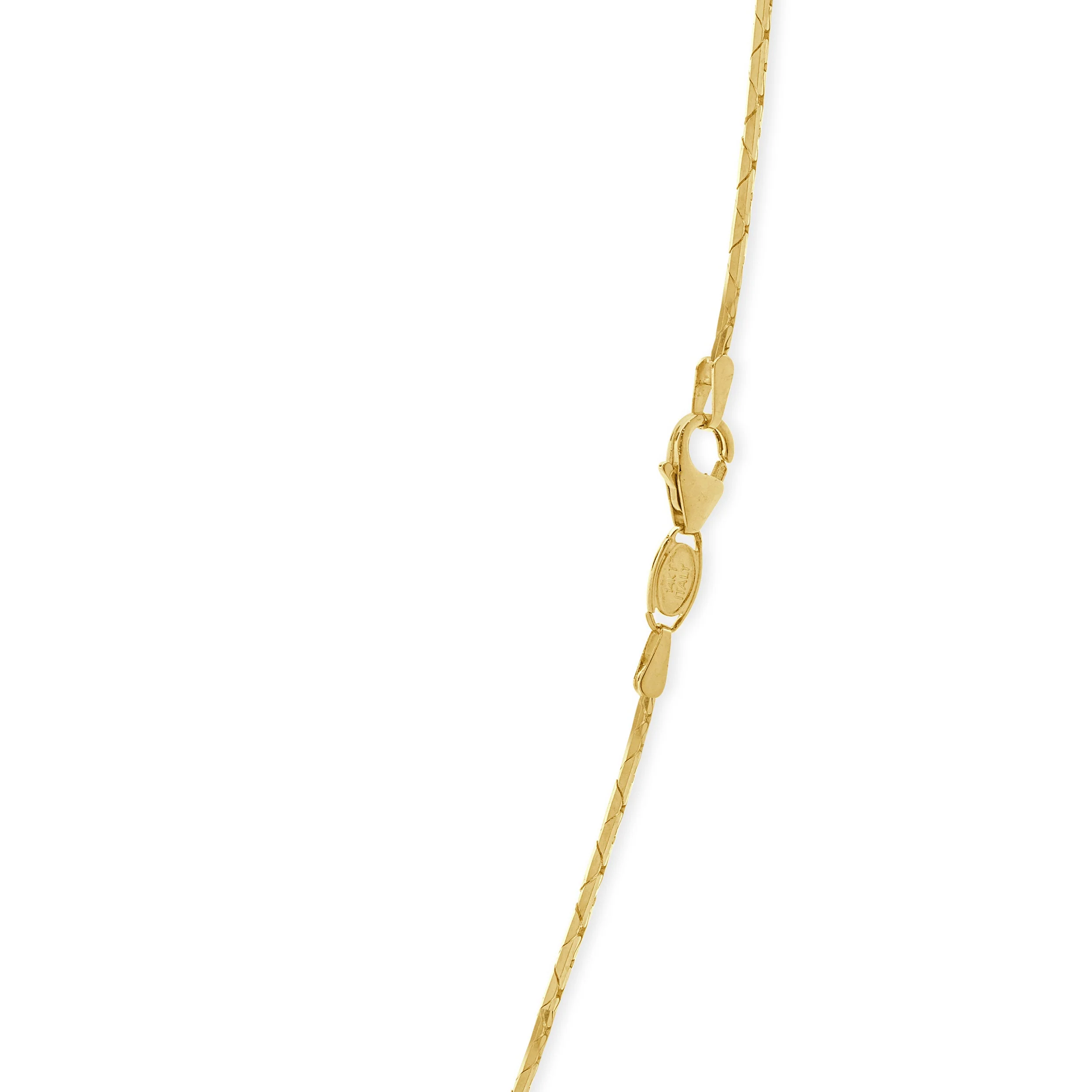 18 / 14 Karat Yellow Gold Open Diamond Heart Necklace - Image 4