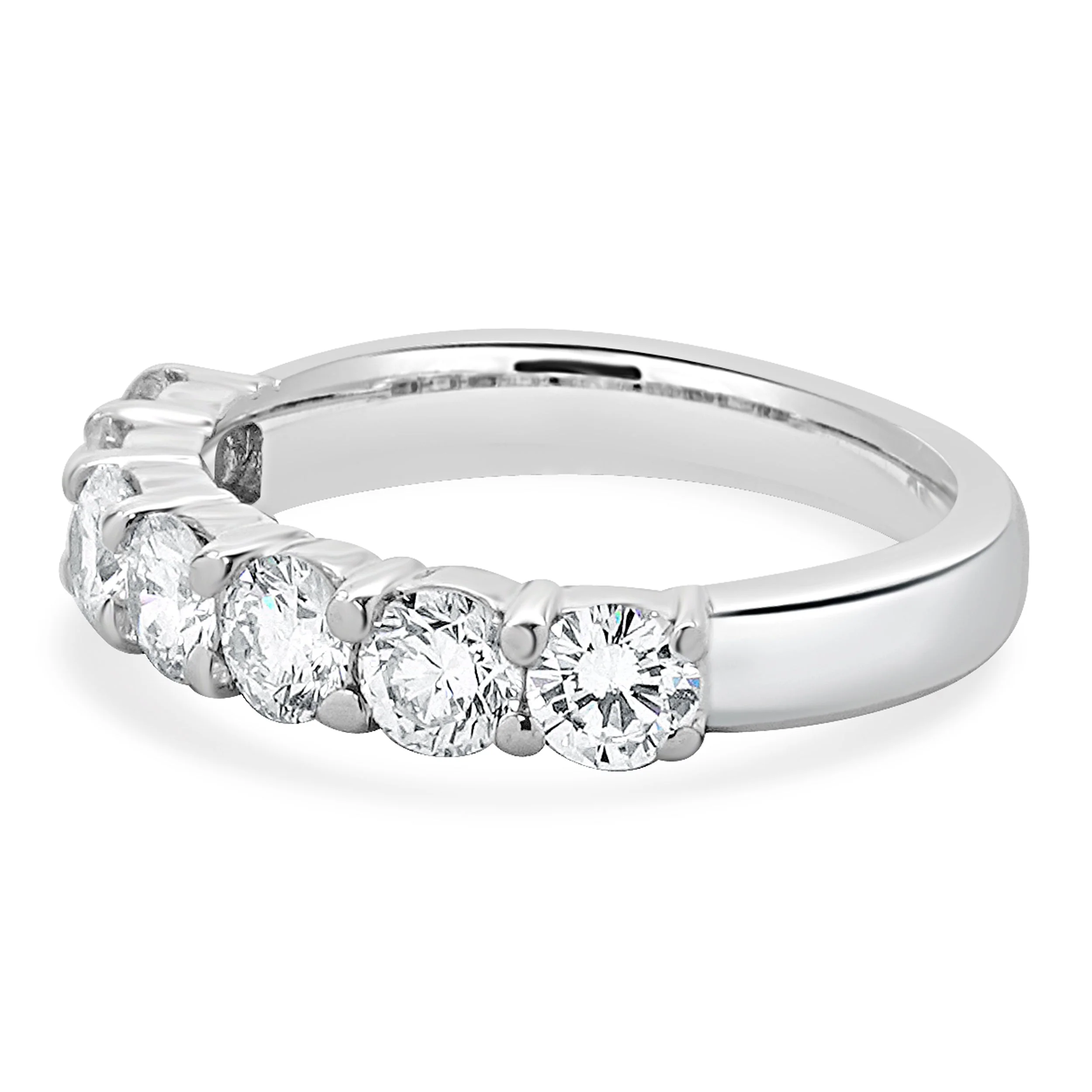 18 Karat White Gold Diamond Band - Image 2