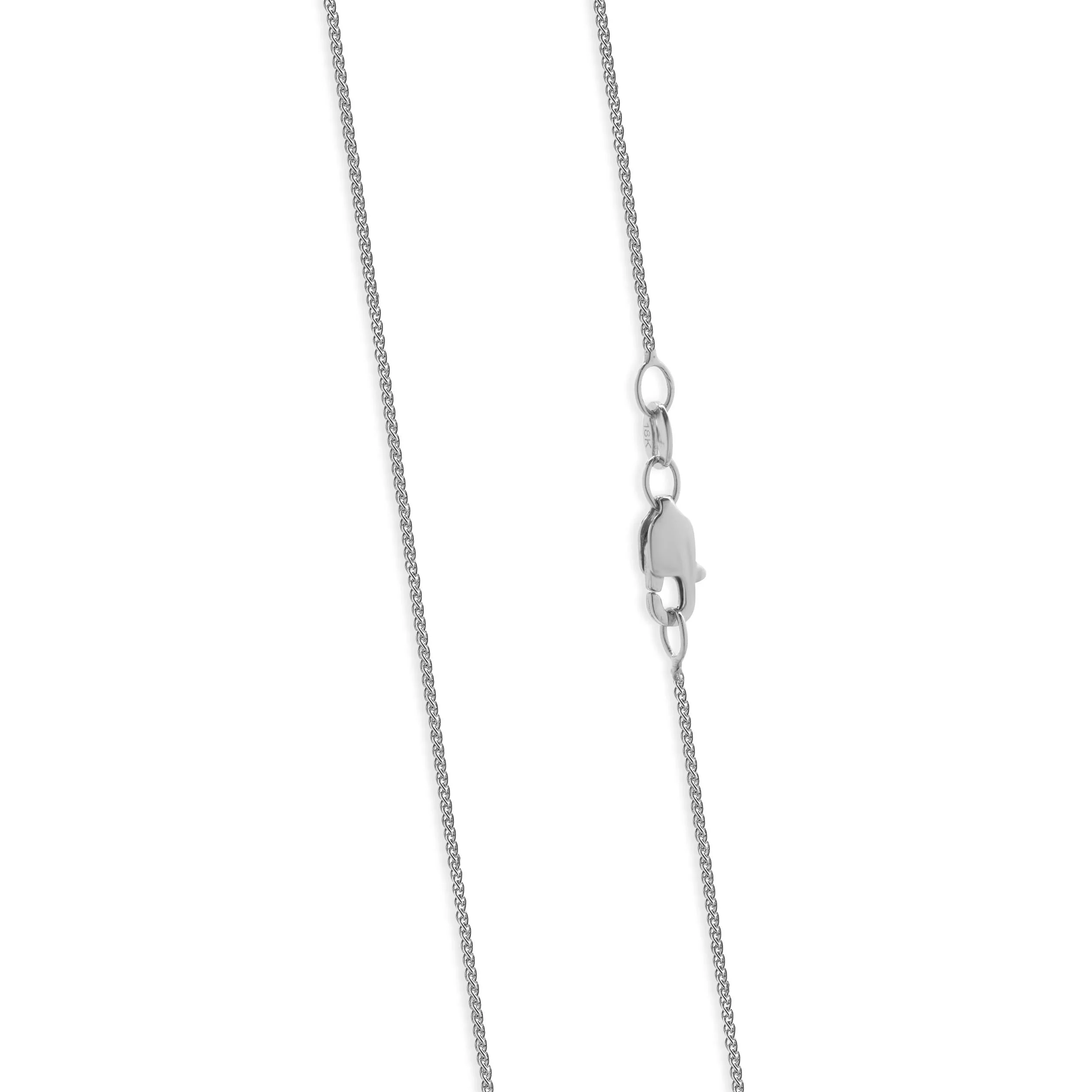 18 Karat White Gold Sapphire and Diamond Kite Necklace - Image 3
