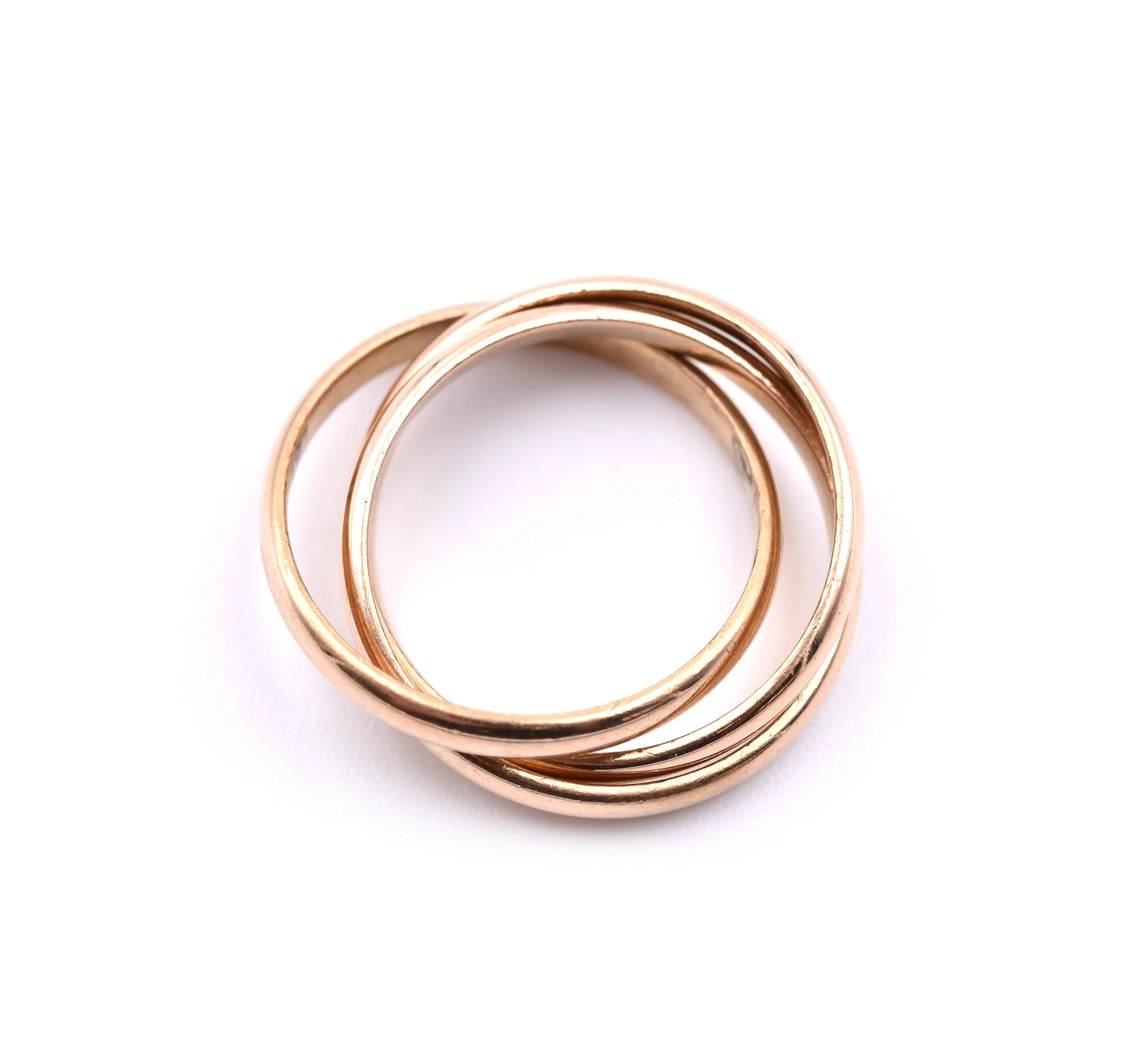 18 Karat Yellow Gold Rolling Ring - Image 4