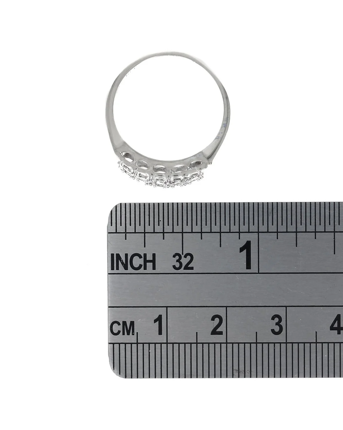 2 Row Diamond Ring in Gold - Image 3