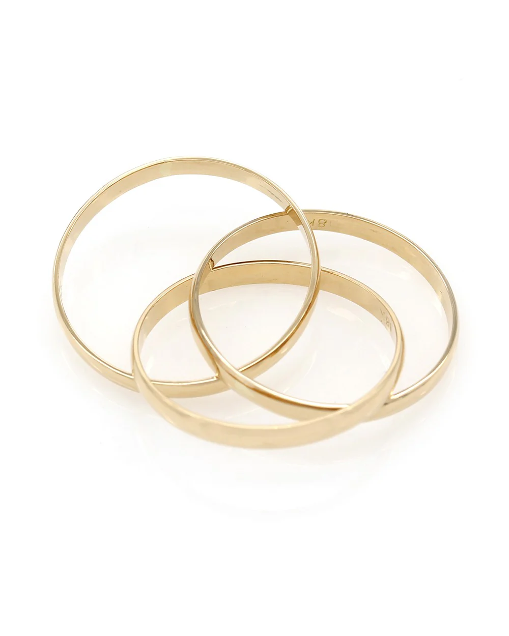3 Ring Rolling Ring in Gold - Image 3