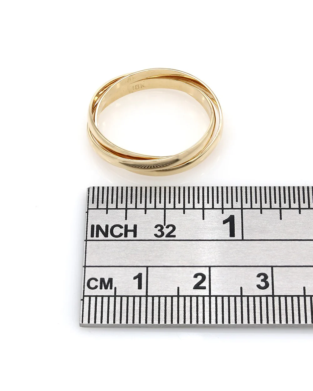 3 Ring Rolling Ring in Gold - Image 4