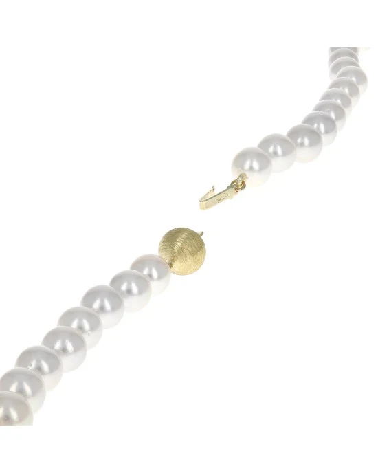 Akoya Pearl Bracelet with Wasp Nest Clasp - Image 2