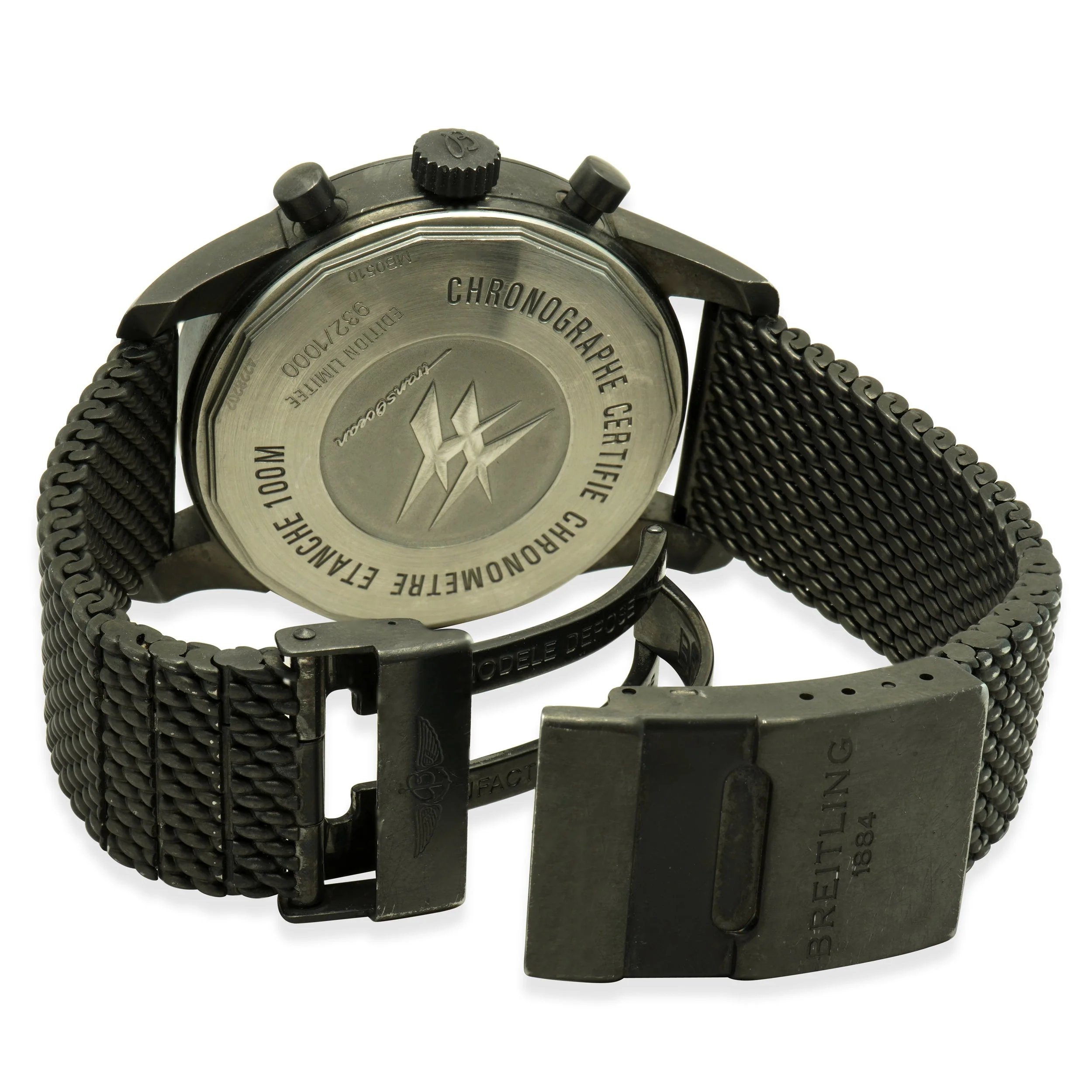 Breitling Black Steel TransOcean Chronograph Unitime Pilot 46mm - Image 4