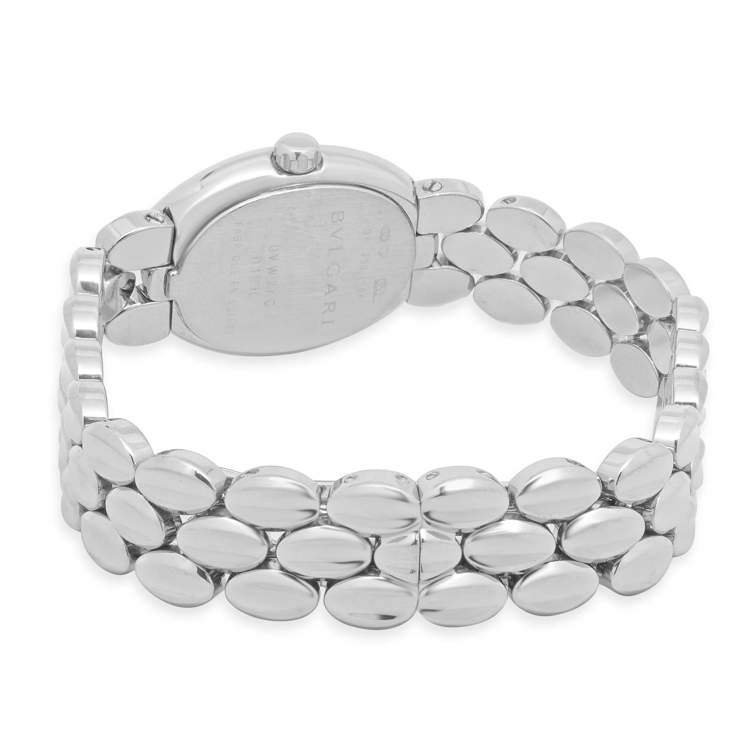 Bvlgari 18K White Gold Oval 20mm - Image 3