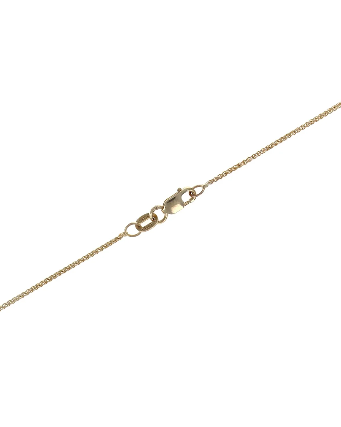 Carved Foliate Mother of Pearl and Diamond Bead Necklace - Image 2