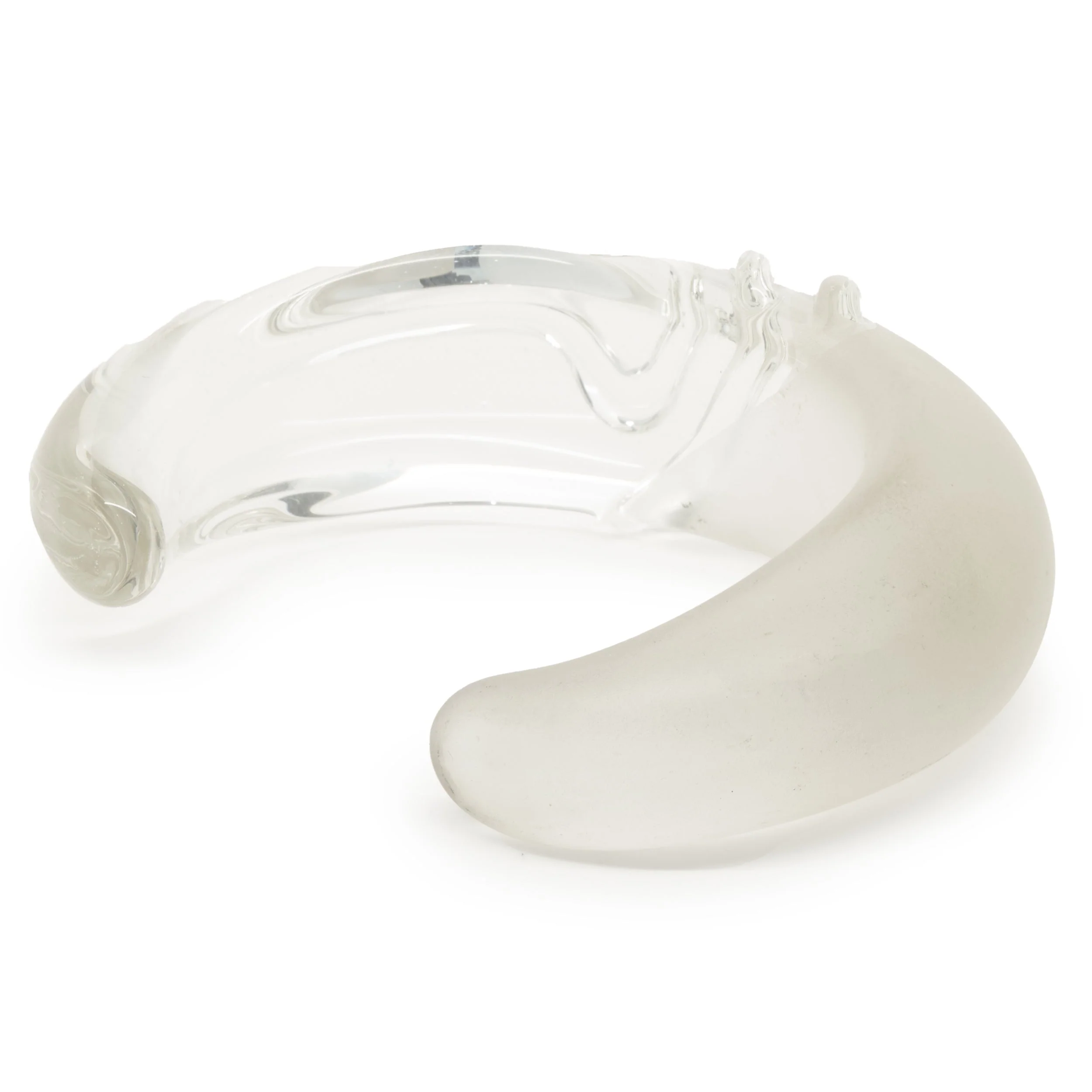 Carved Lucite Cuff Bracelet - Image 2