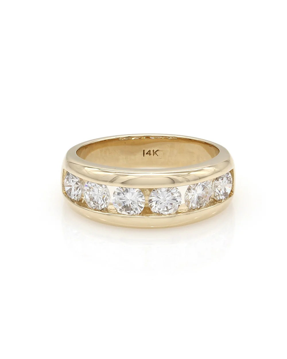 Channel Set Diamond Ring in Gold - Image 2