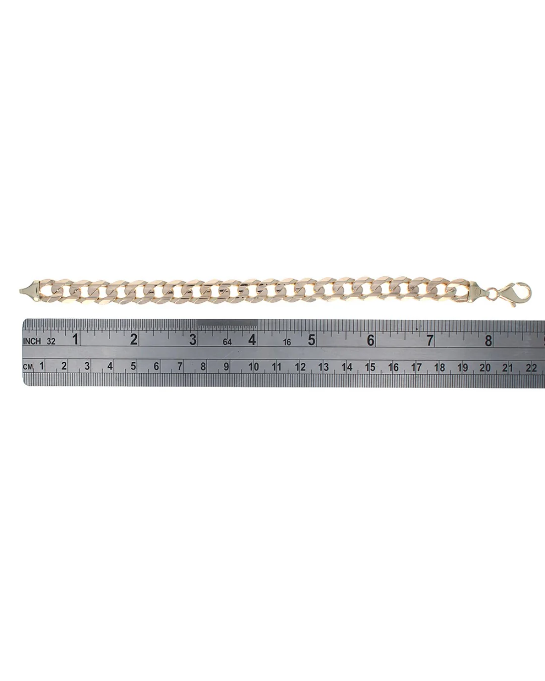 Curb Chain Bracelet in Yellow Gold - Image 3