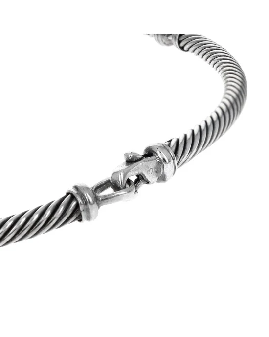 David Yurman Triple X Cable Collar Necklace in Silver and Gold - Image 2