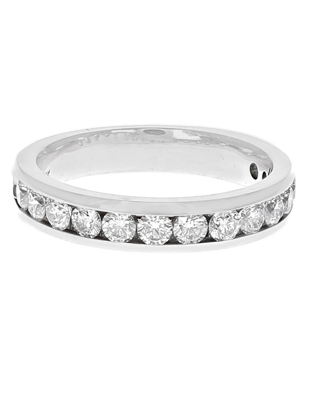 Diamond Band in White Gold - Image 2