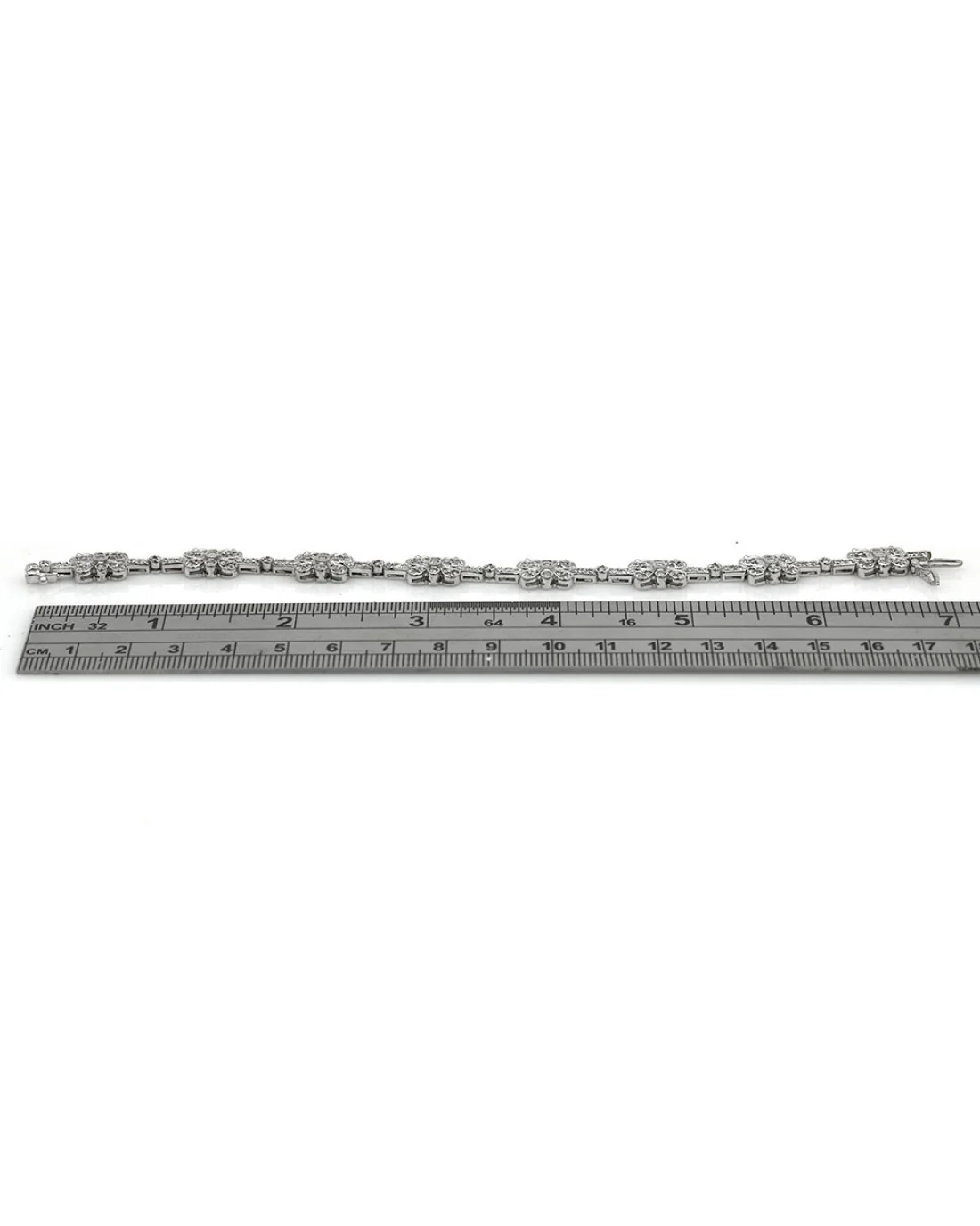 Diamond Butterfly Link Bracelet - Image 3