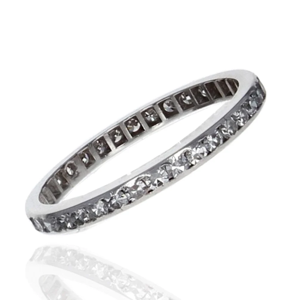 Platinum Diamond Eternity Band
