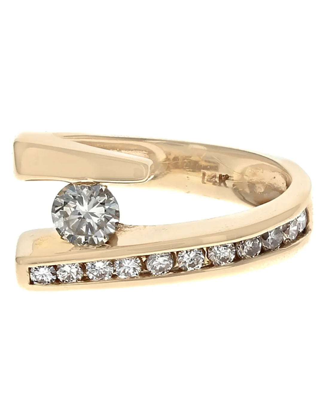 Diamond Fashion Ring in Yellow Gold - Image 2