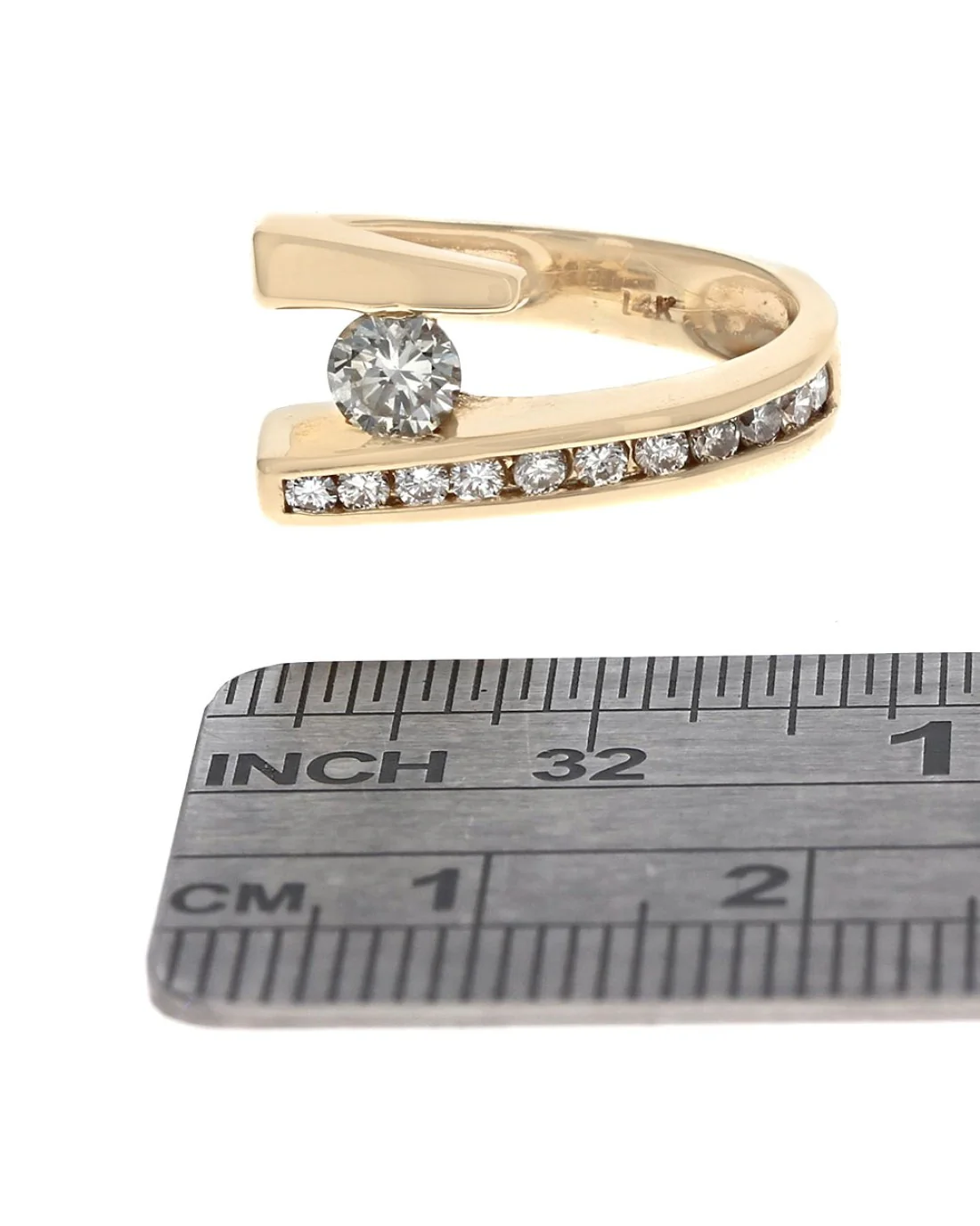 Diamond Fashion Ring in Yellow Gold - Image 3
