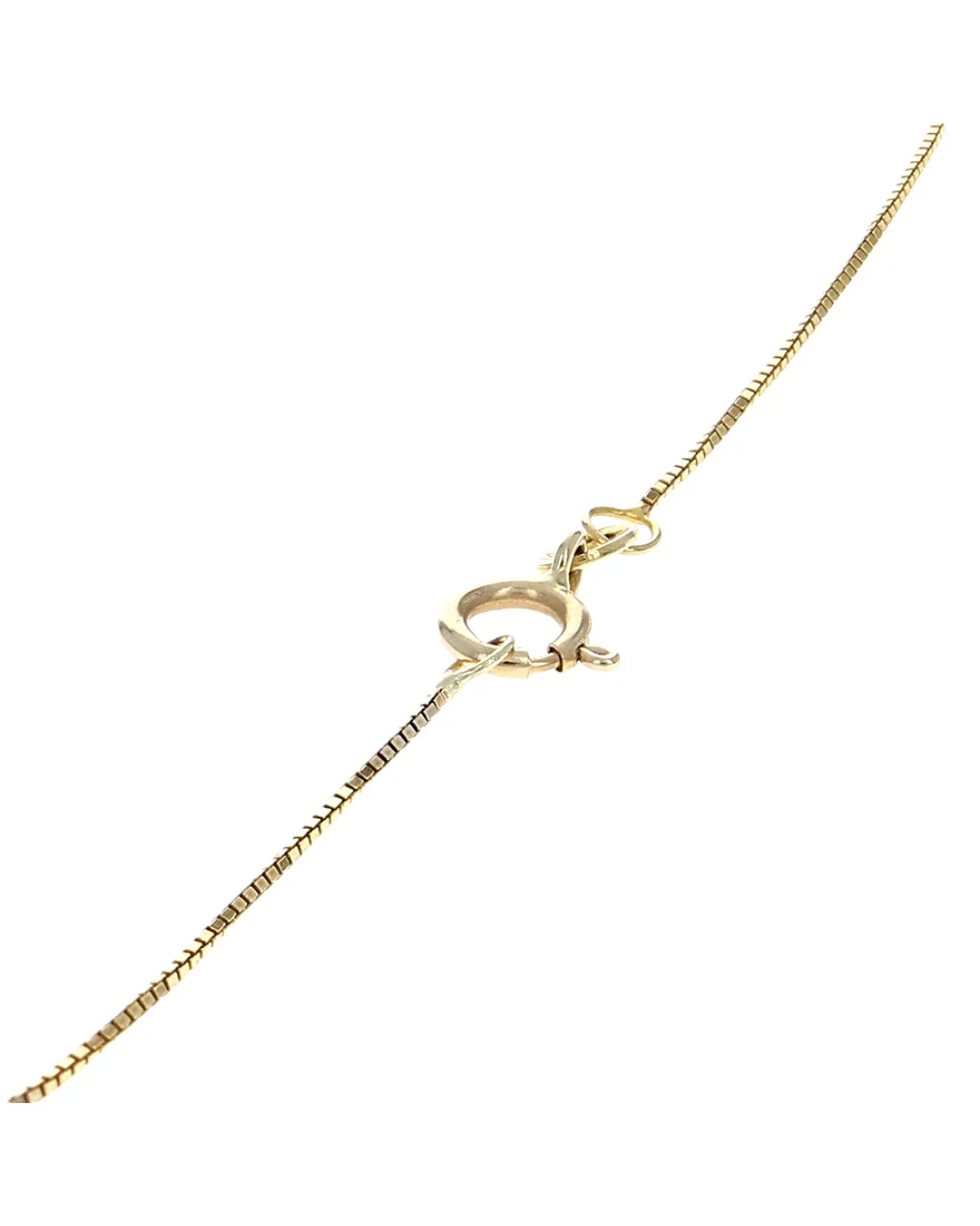Diamond Open Floral Circular Pendant Necklace - Image 2