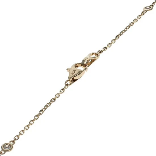 14K Yellow Gold Diamonds by the Yard Necklace - Image 2