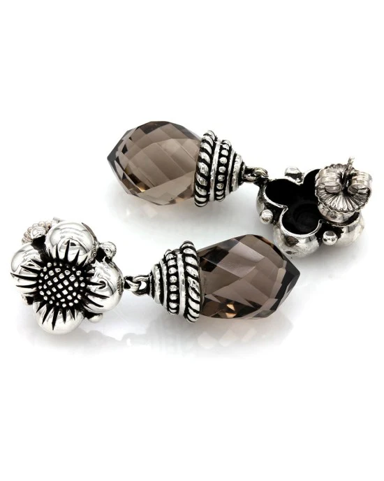 Dweck Quartz Earrings in Silver - Image 2