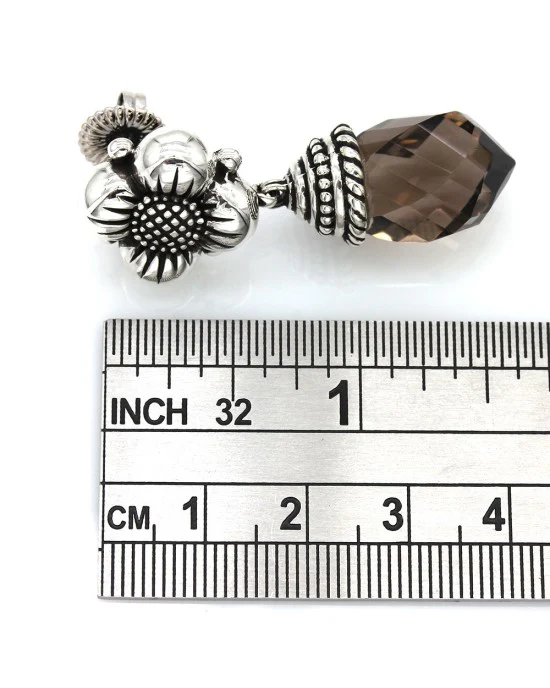 Dweck Quartz Earrings in Silver - Image 3