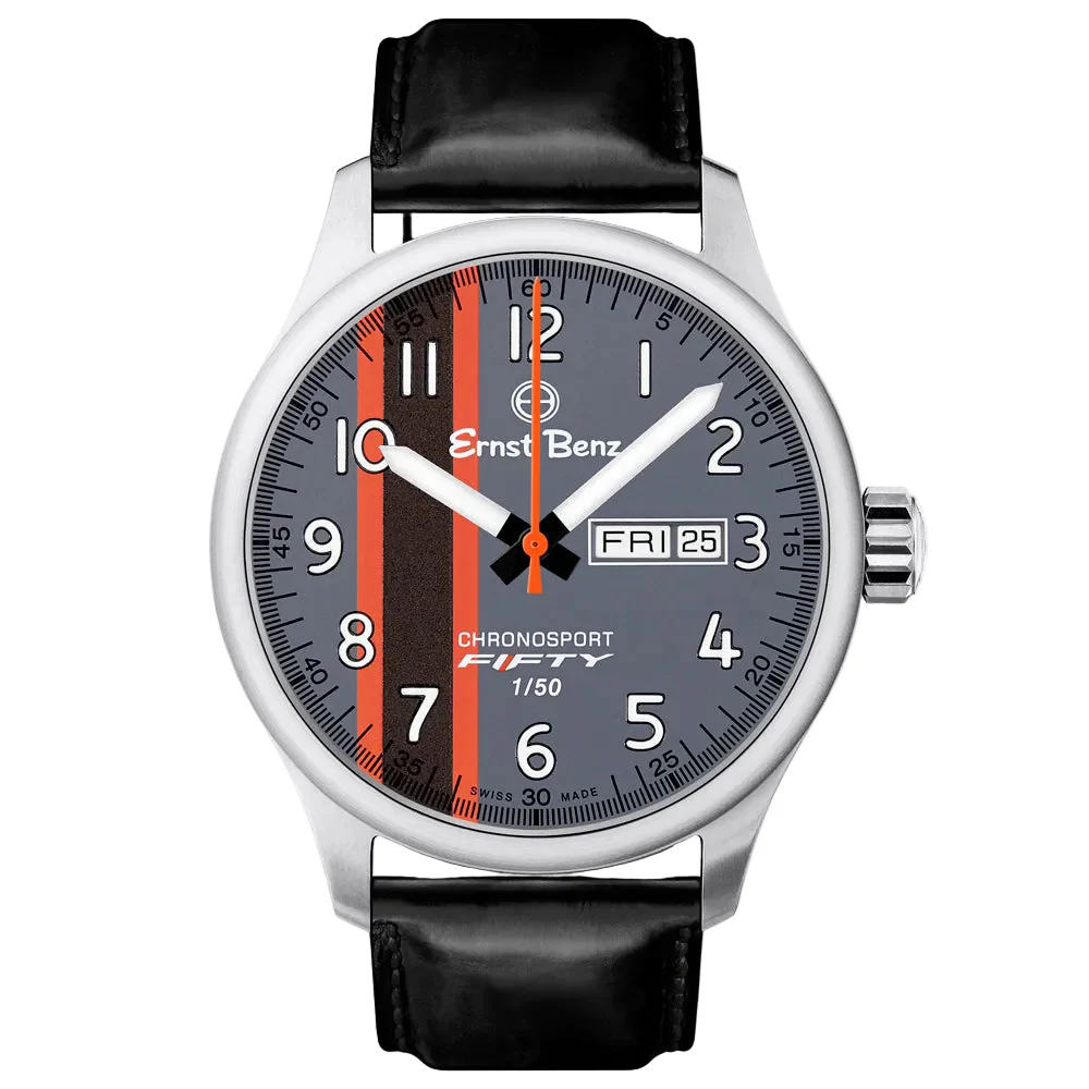 Ernst Benz Chronosport Camaro Fifty 44mm Stainless Steel Limited Edition GC40200/CM50