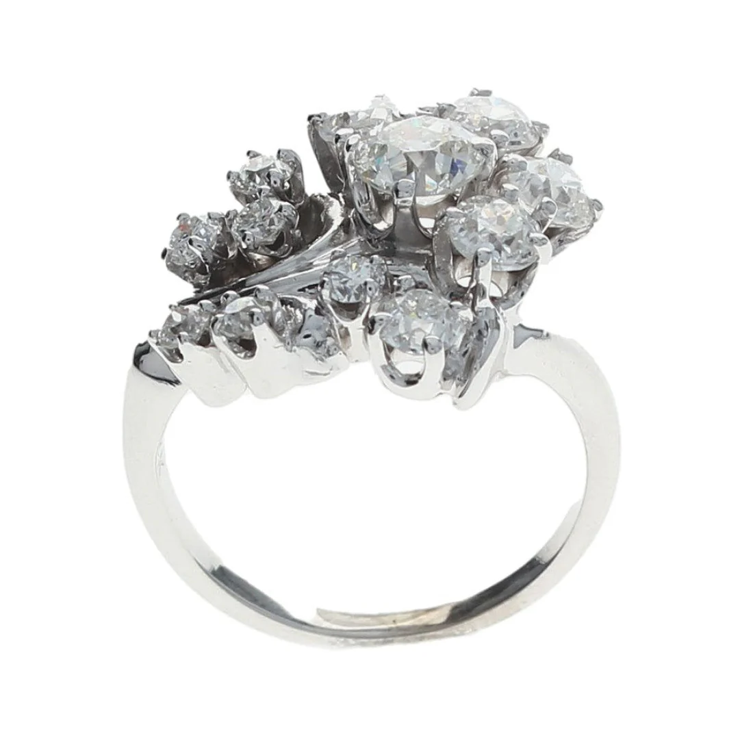 European Diamond Cluster Ring - Image 4