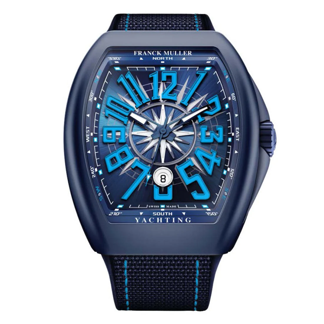Franck Muller Vanguard Yachting 45mm Ceramic Automatic V45SCYACHTCRBLBL