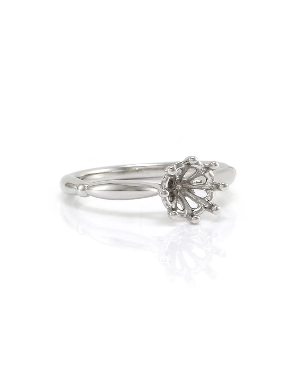 Gabriel & Co. Amavida Solitaire Ring Mounting in 18K White Gold - Image 4