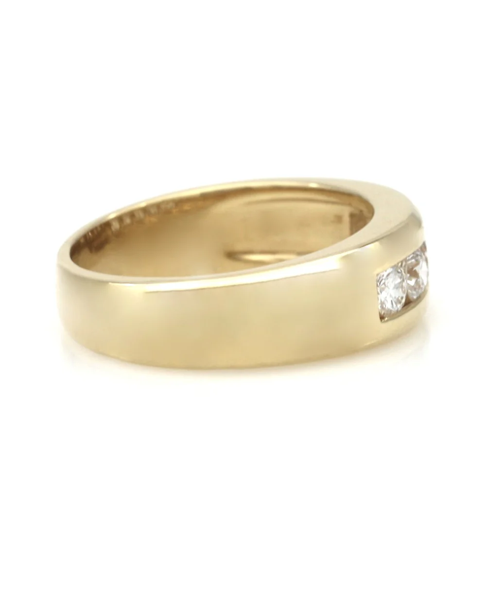 Gentlemans 5 Stone Diamond Band - Image 2