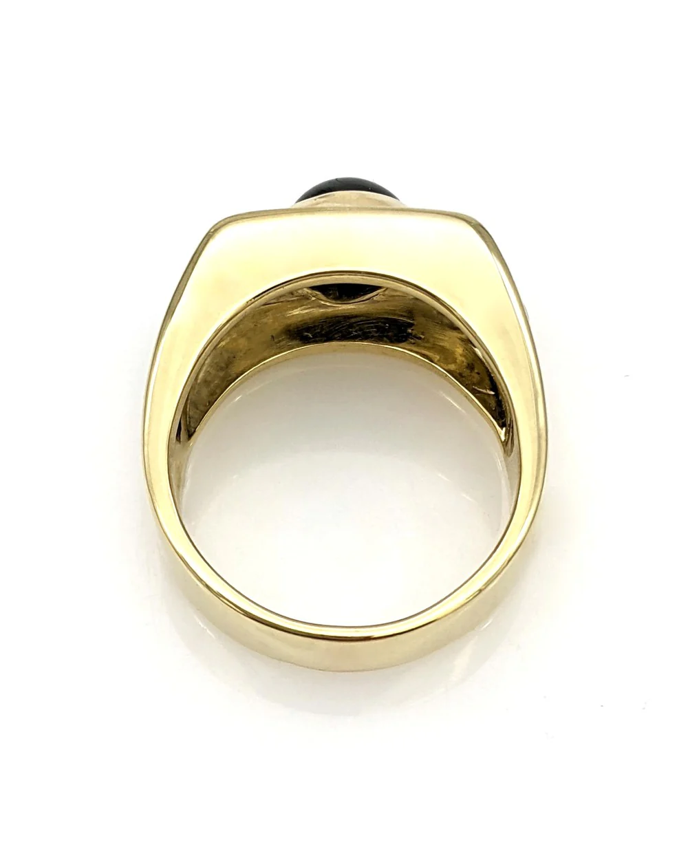 Gentlemans Black Star Sapphire and Diamond Ring - Image 3