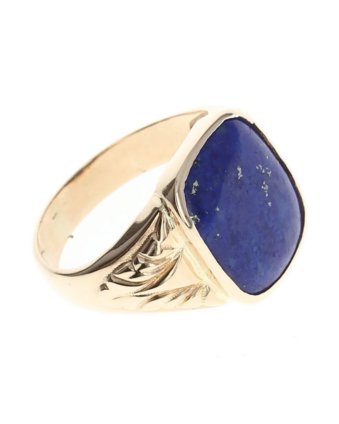 Gentlemans Lapis Tapered Ring - Image 2