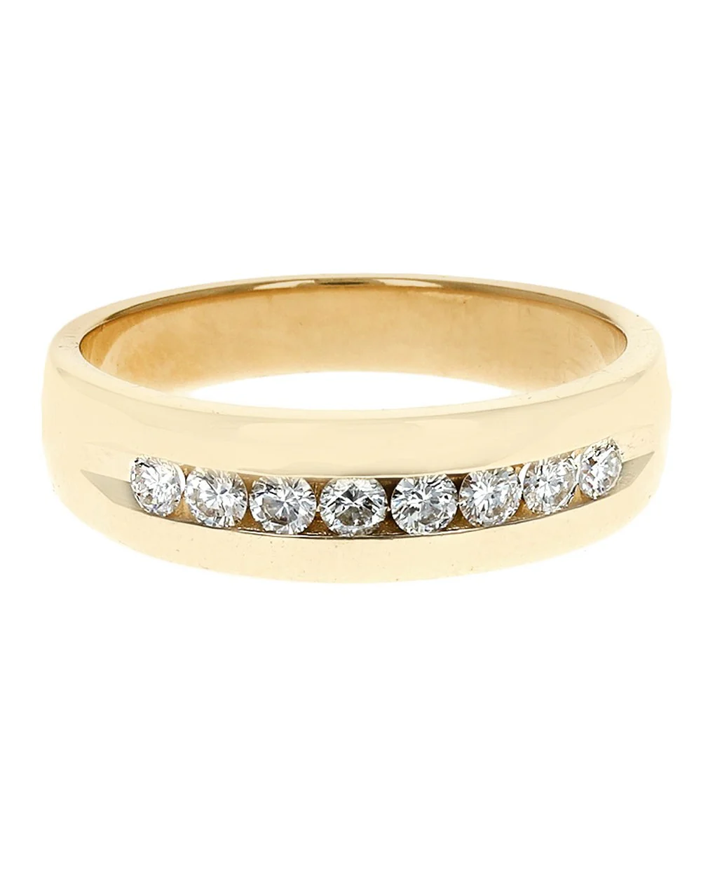 Gentlemen's Diamond Ring in Yellow Gold - Image 2