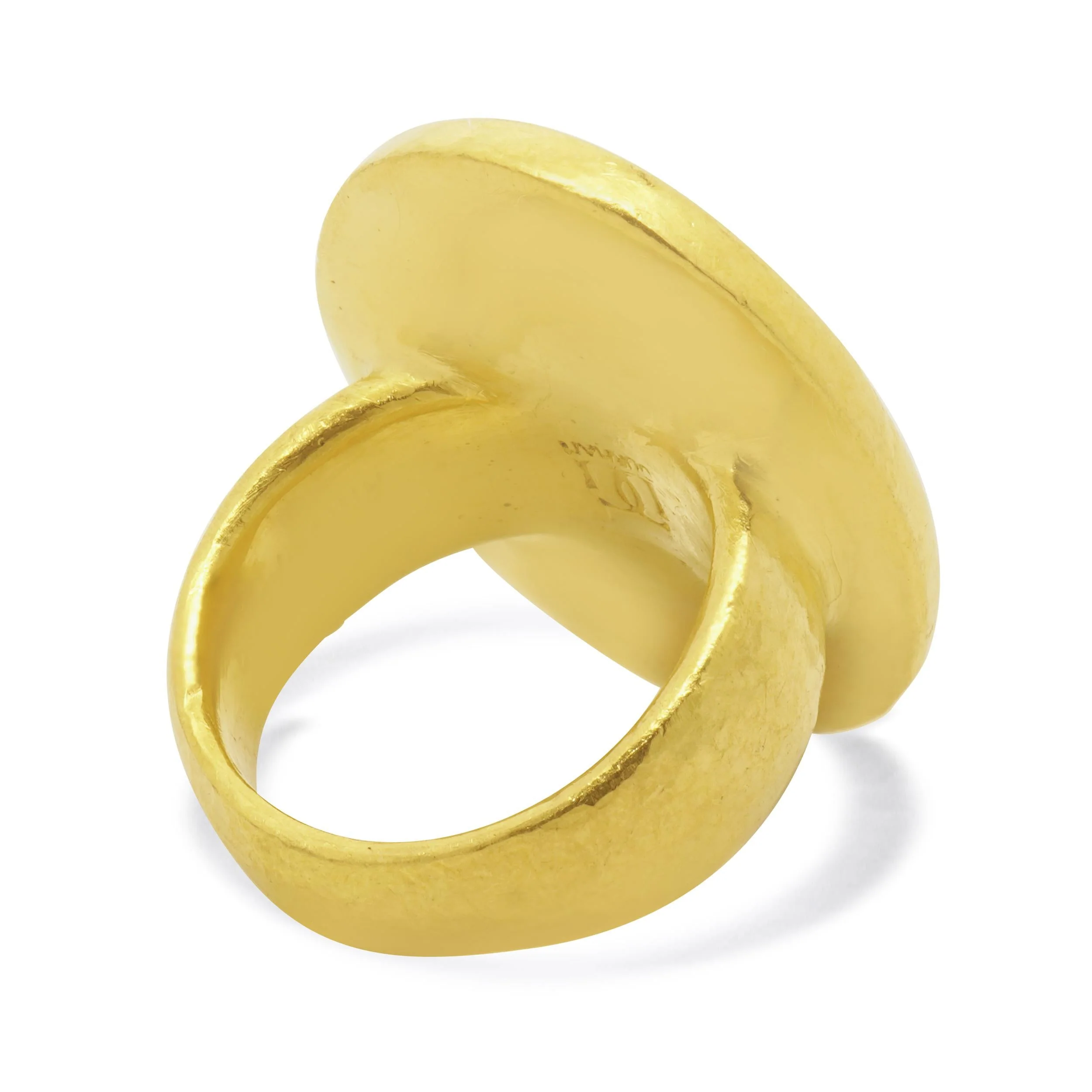 Gurhan 24 Karat Yellow Gold Dendritic Quartz Ring - Image 4