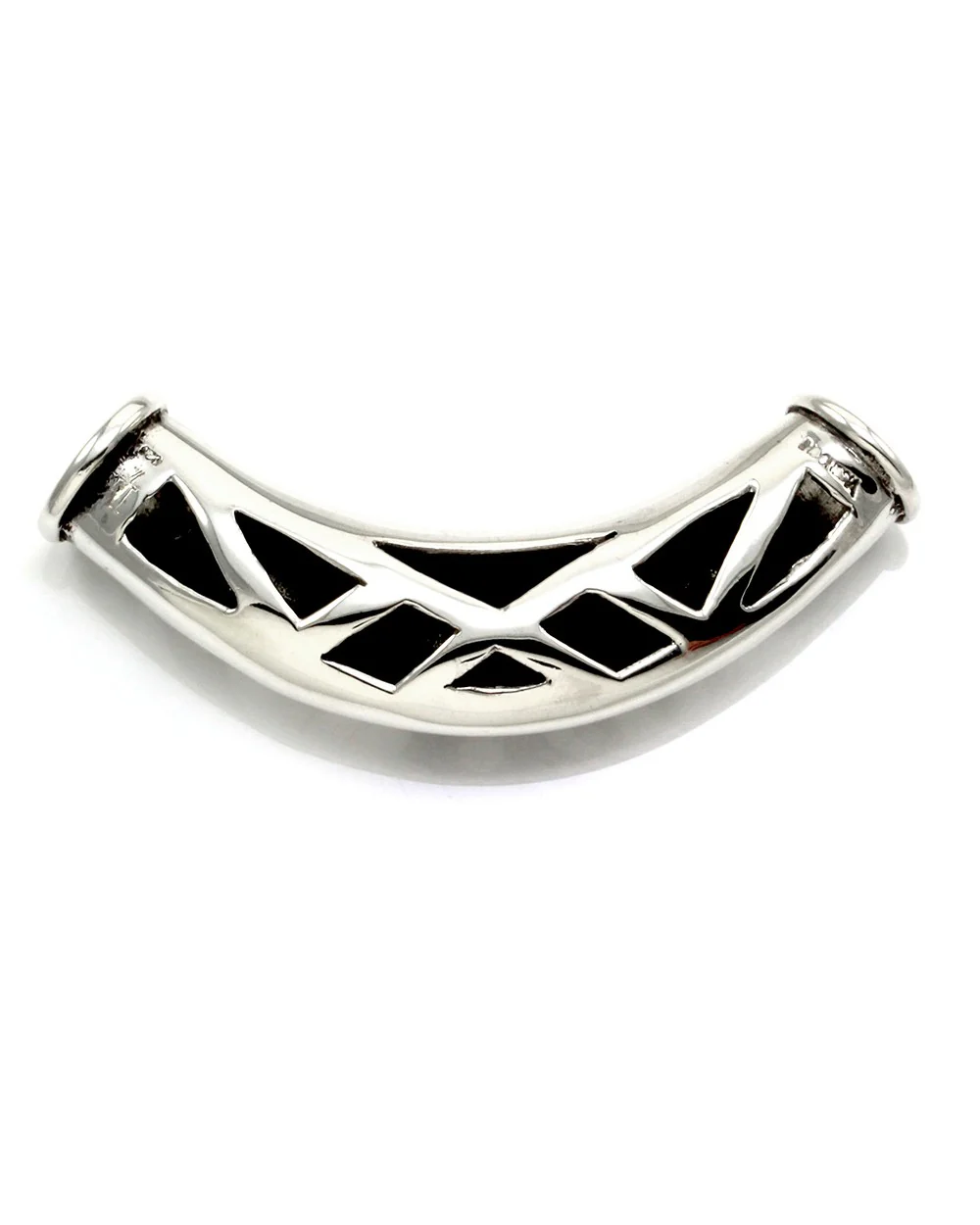 John Hardy Slide Enhancer Pendant with Antique Details in Sterling Silver - Image 3