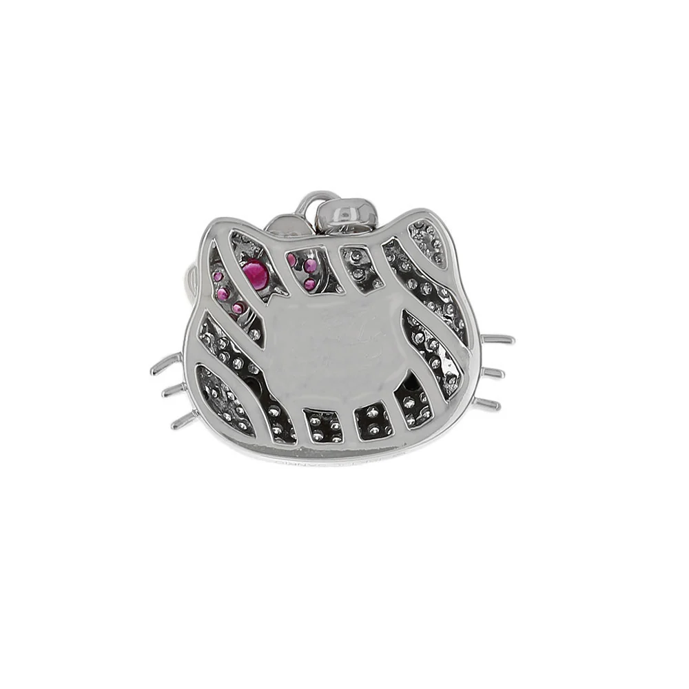 Kimora Lee Simmons Miss Kitty Diamond Pave Pendant in White Gold - Image 2