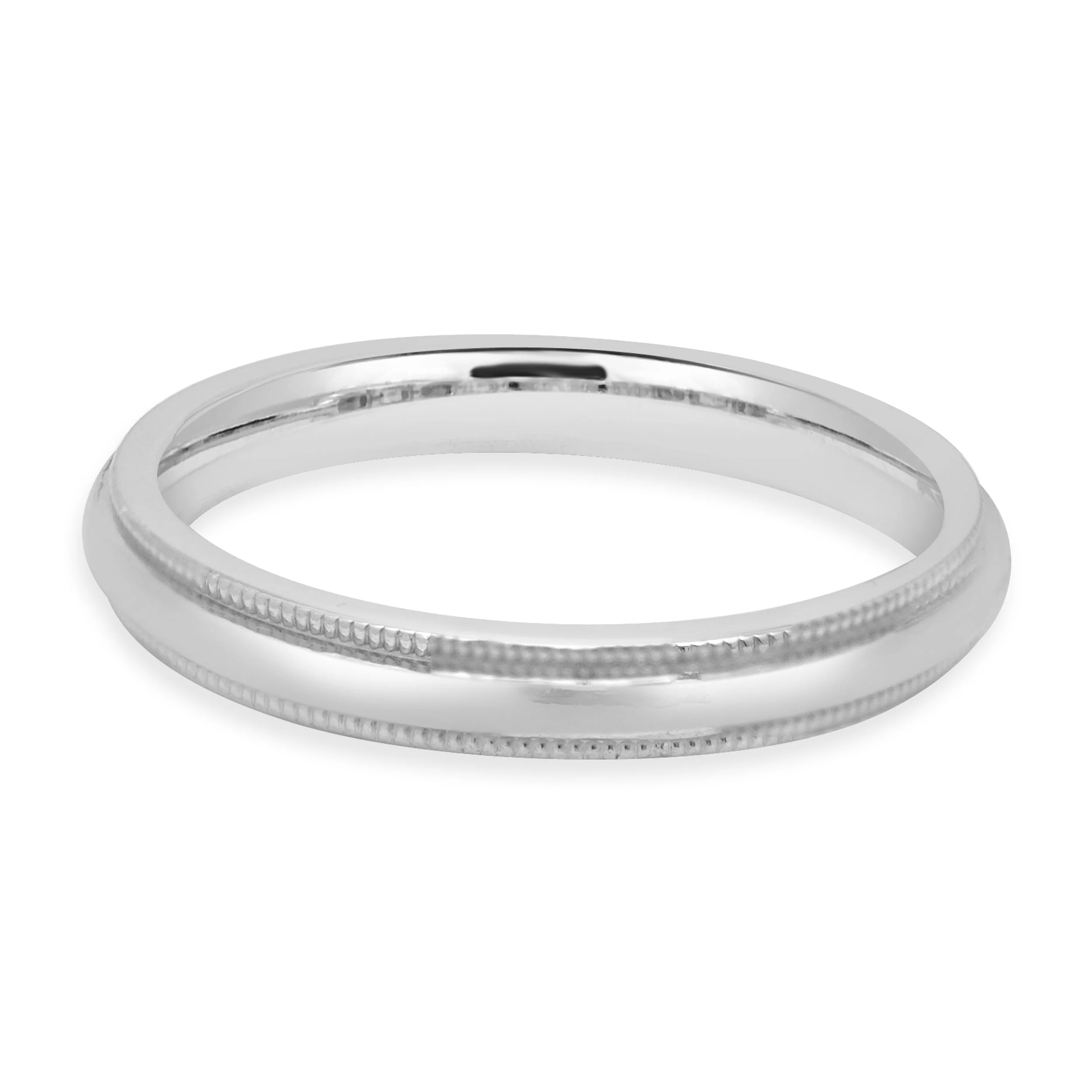 Larter & Sons Platinum Milgrain Band