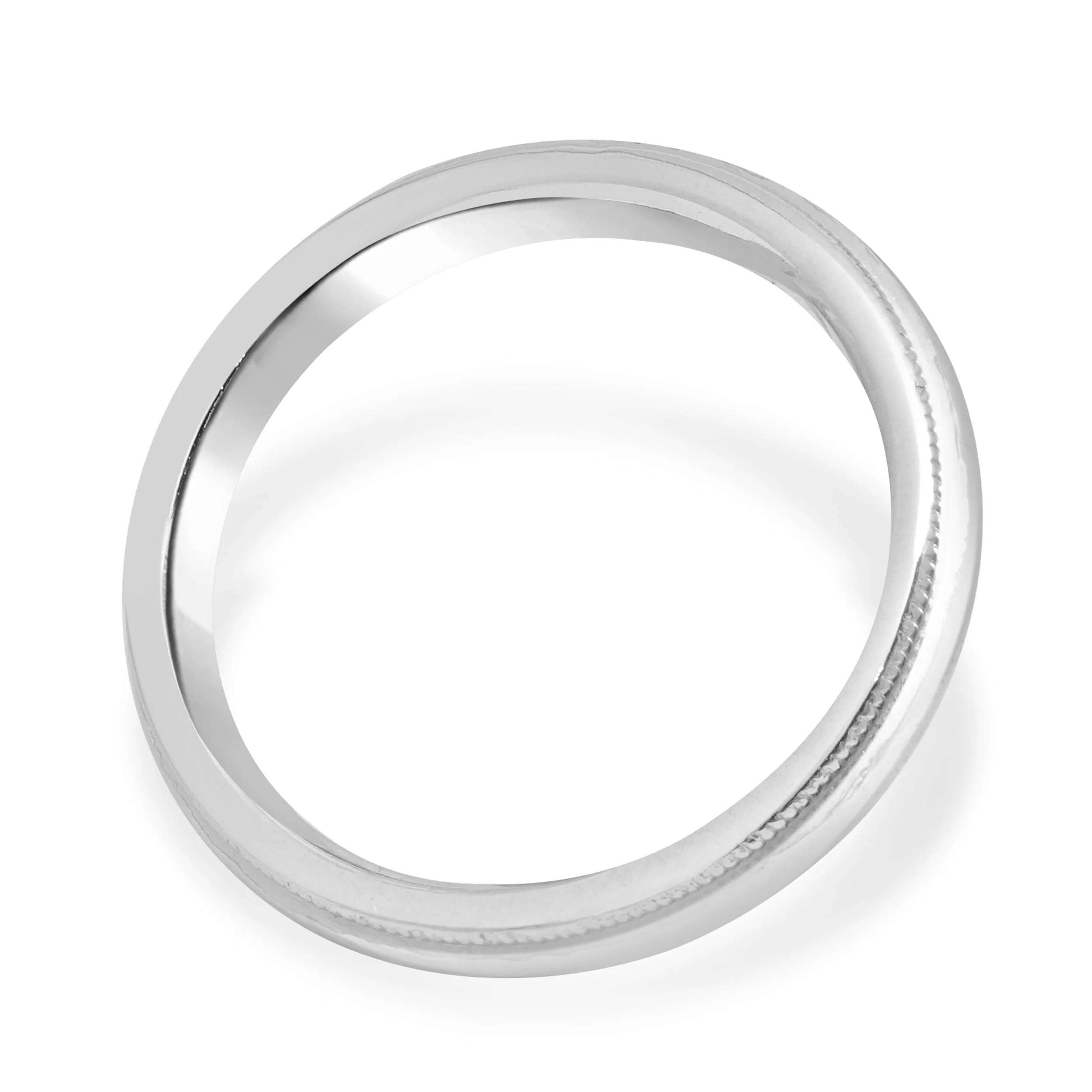 Larter & Sons Platinum Milgrain Band - Image 2