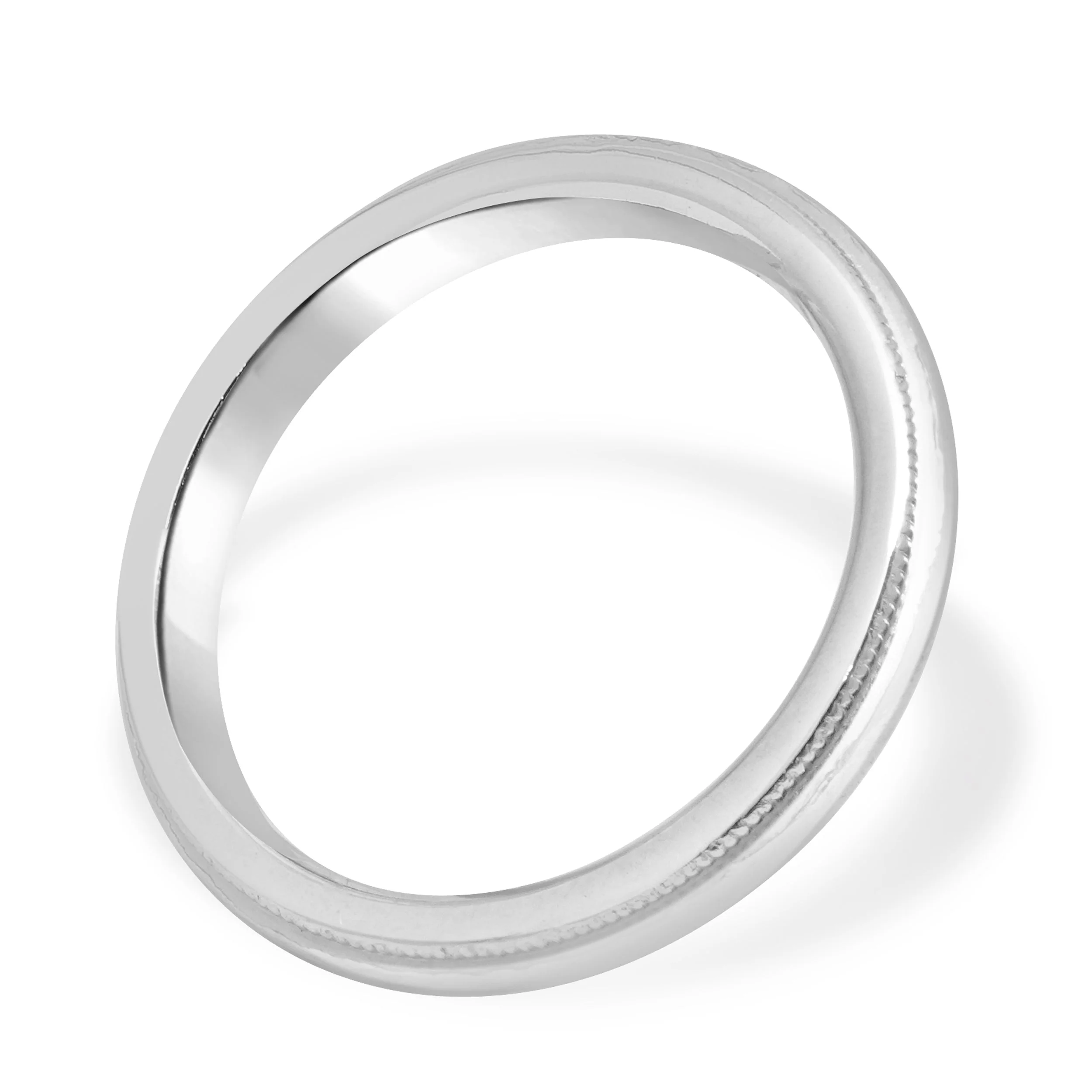 Larter & Sons Platinum Milgrain Band - Image 4