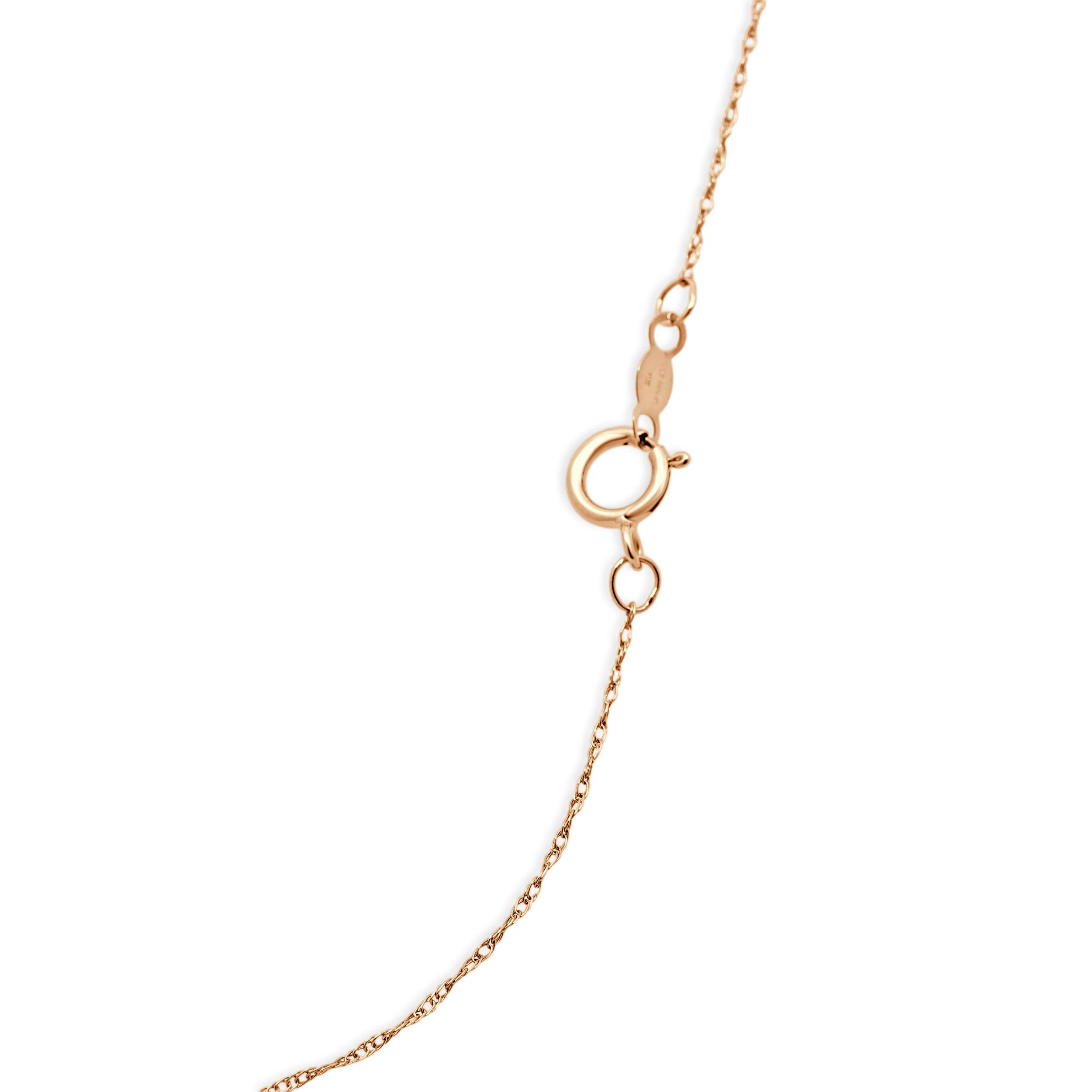 Levian 14 Karat Rose Gold Snake-Like Blue Topaz & Diamond Pendant Necklace - Image 4