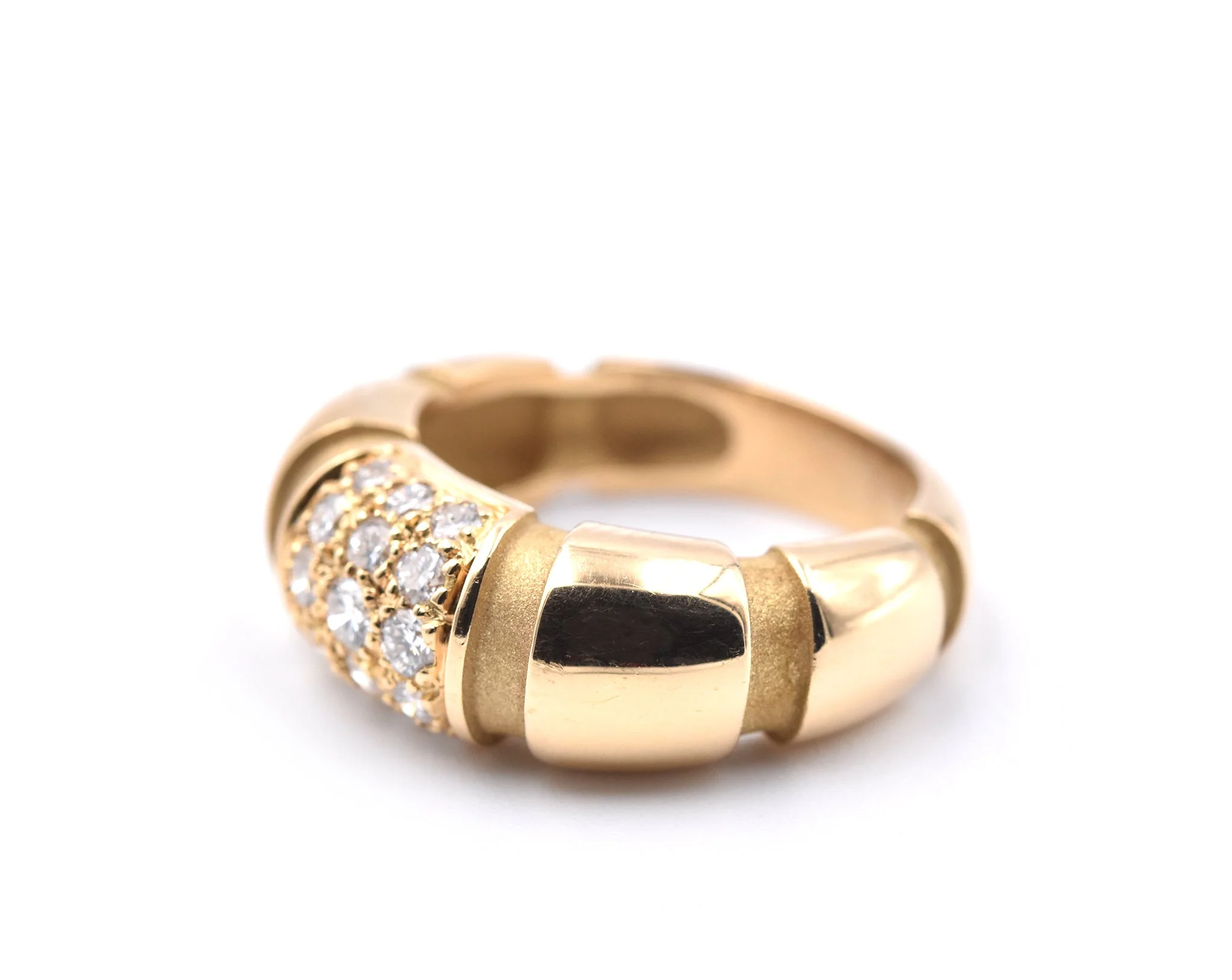 Mauboussin 18k Yellow Gold Diamond Band - Image 3