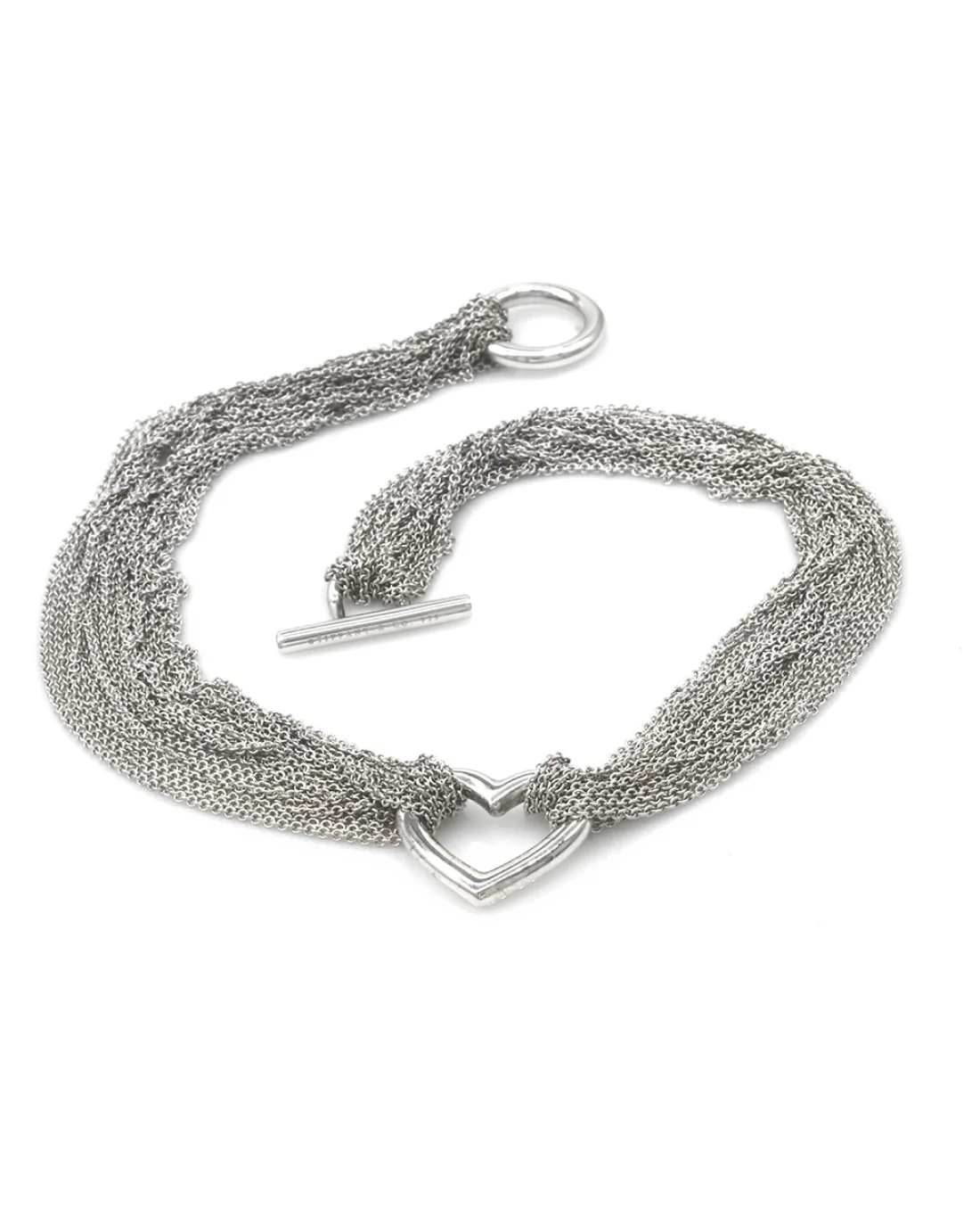 Multi Strand Open Heart Necklace - Image 2