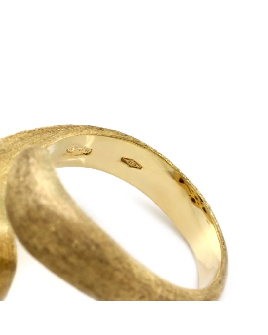Nanis Cachemire Pave Diamond Bypass Ring in Gold - Image 4