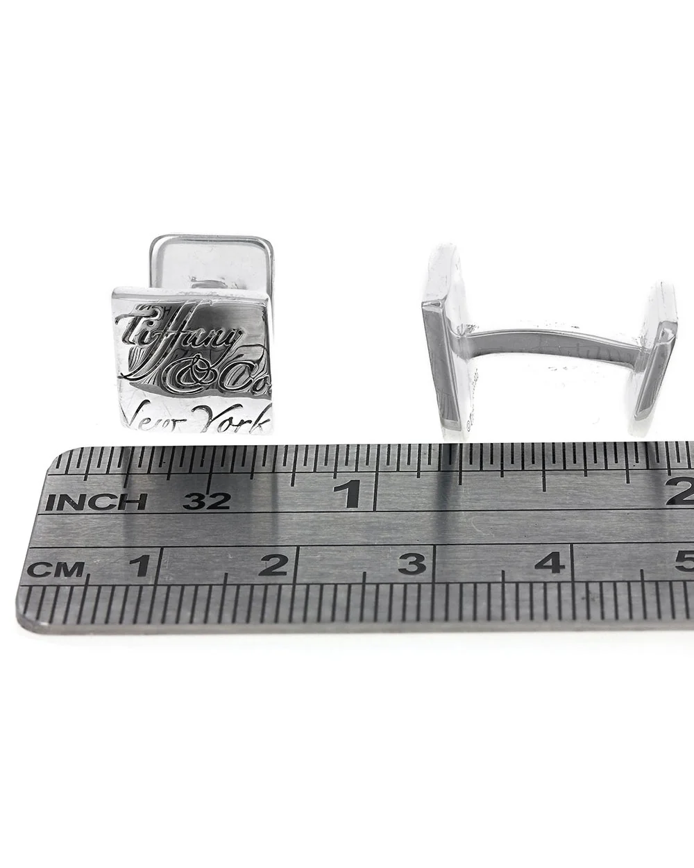 Notes Cufflinks in Silver - Image 3