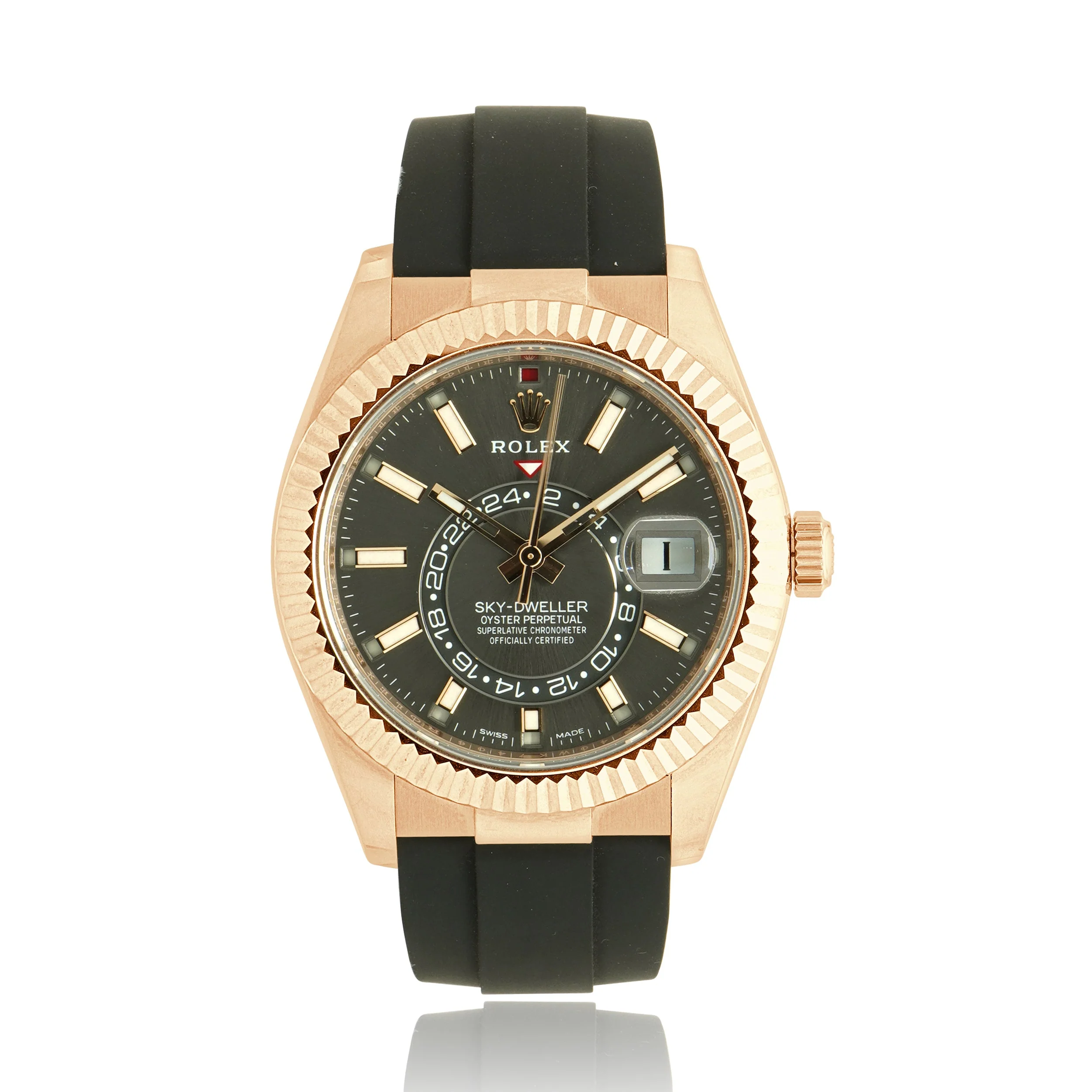 Rolex 18 Karat Everose Gold Sky-Dweller 42mm