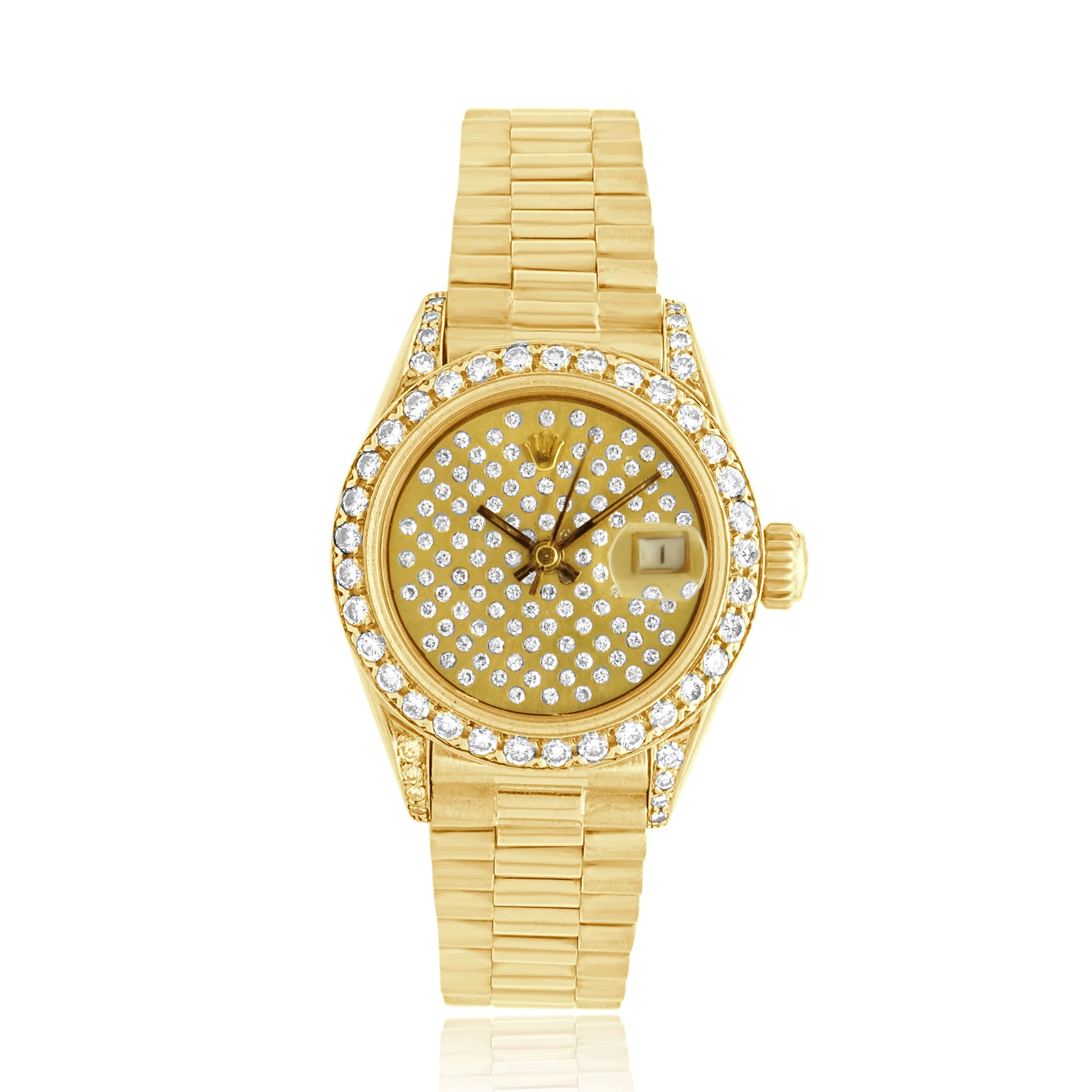 Rolex 18 Karat Yellow Gold Datejust President 26mm