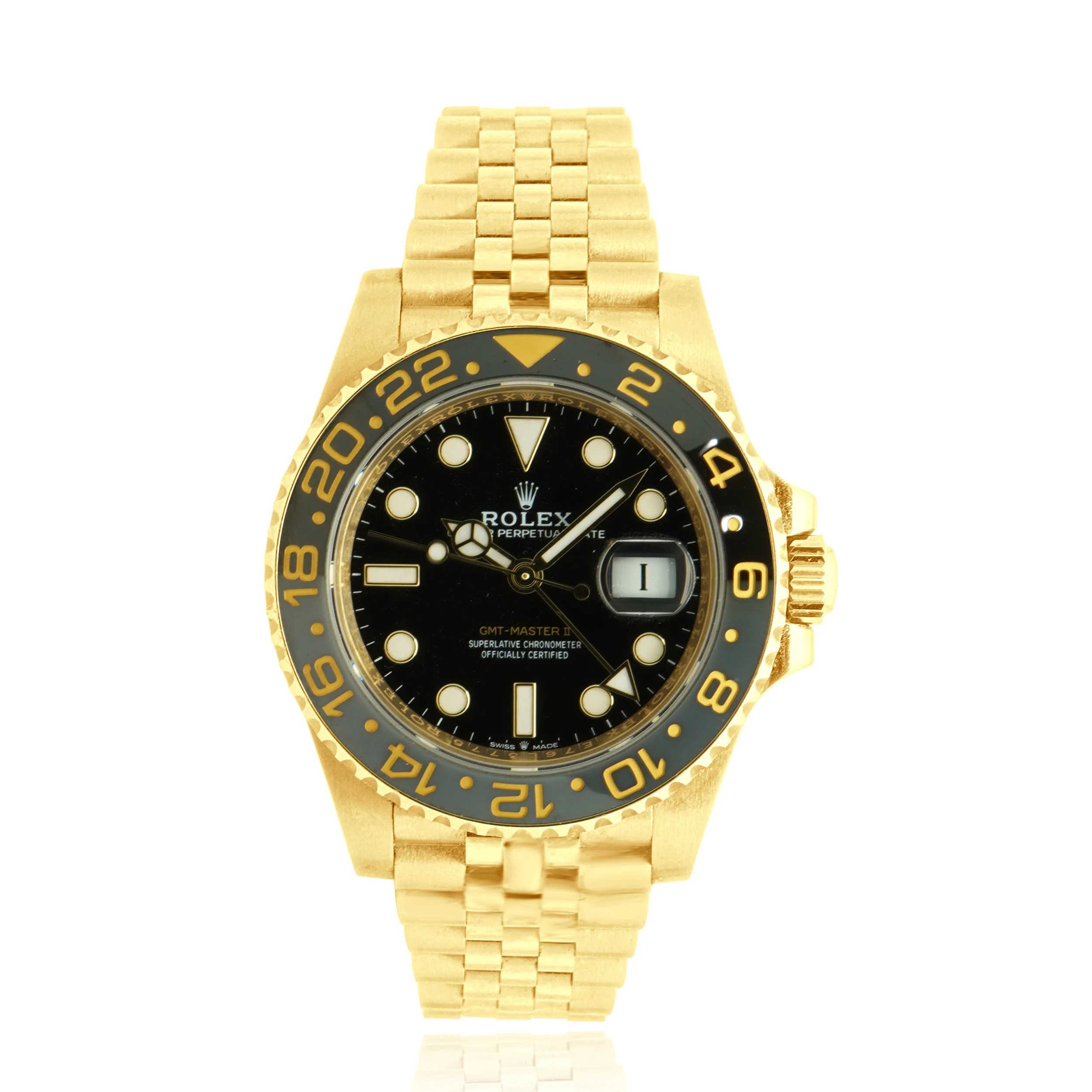Rolex 18 Karat Yellow Gold GMT-Master II "Zombie" 40mm