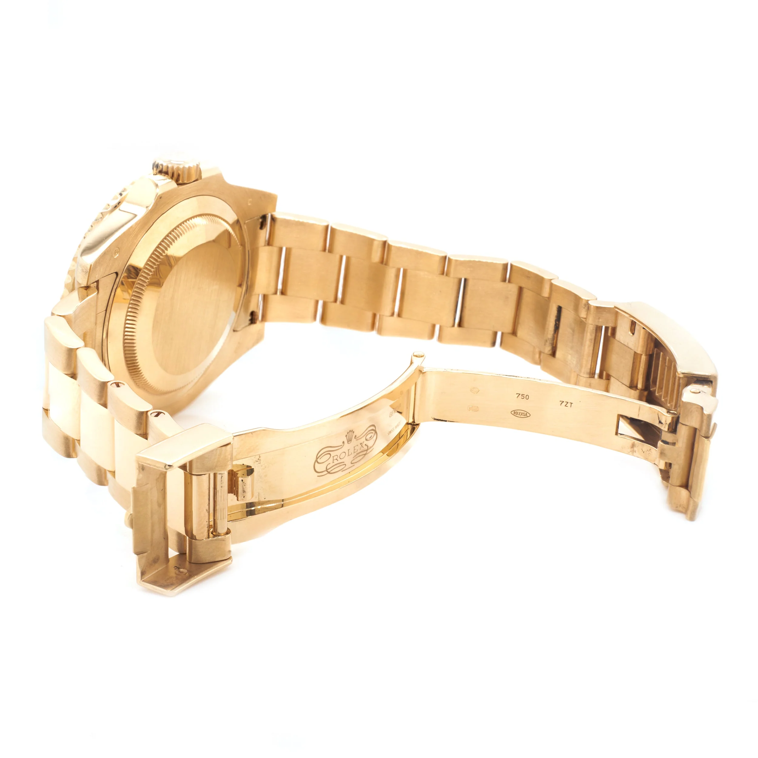 Rolex 18 Karat Yellow Gold Submariner Black/Black - Image 4