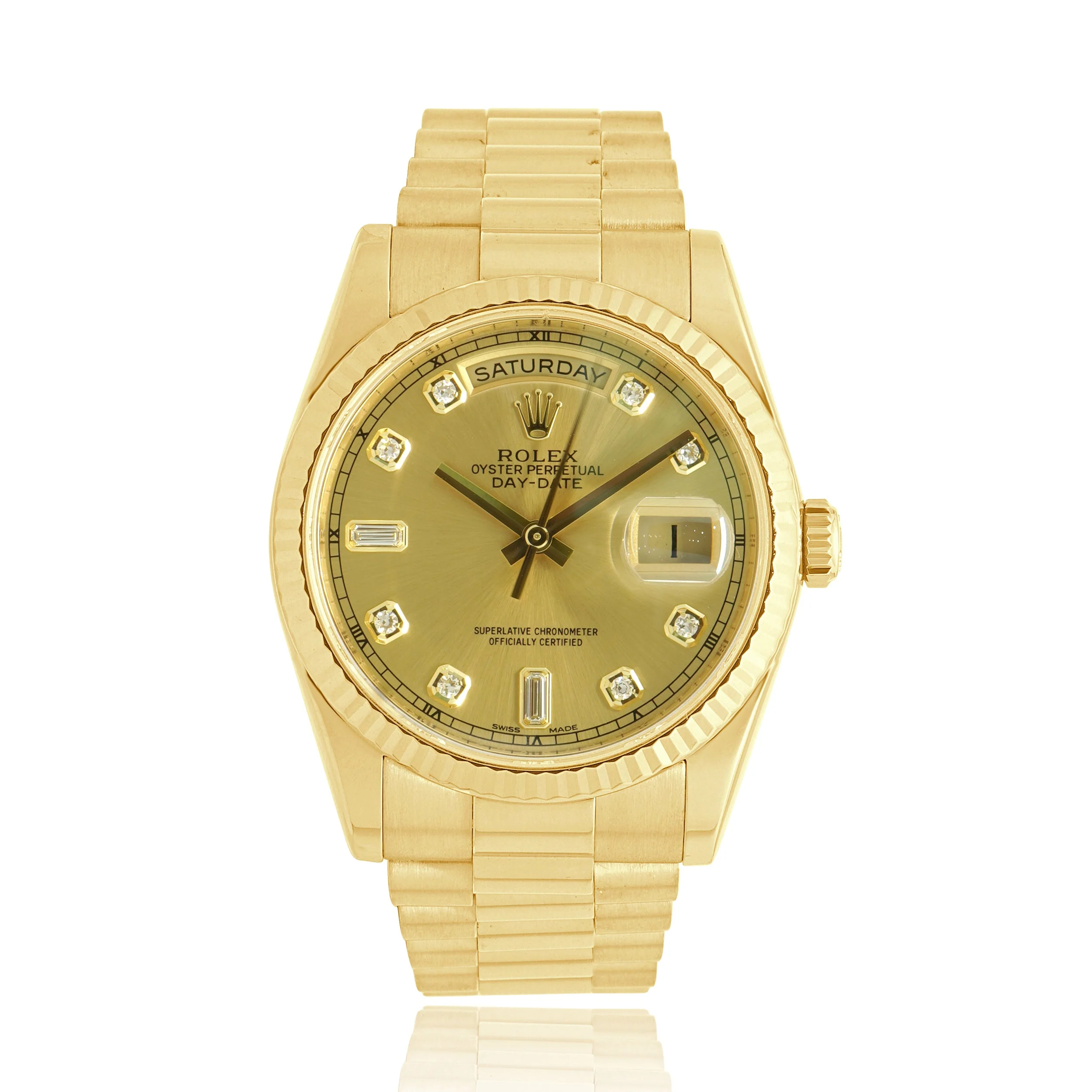 Rolex 18K Yellow Gold Day-Date President 36mm